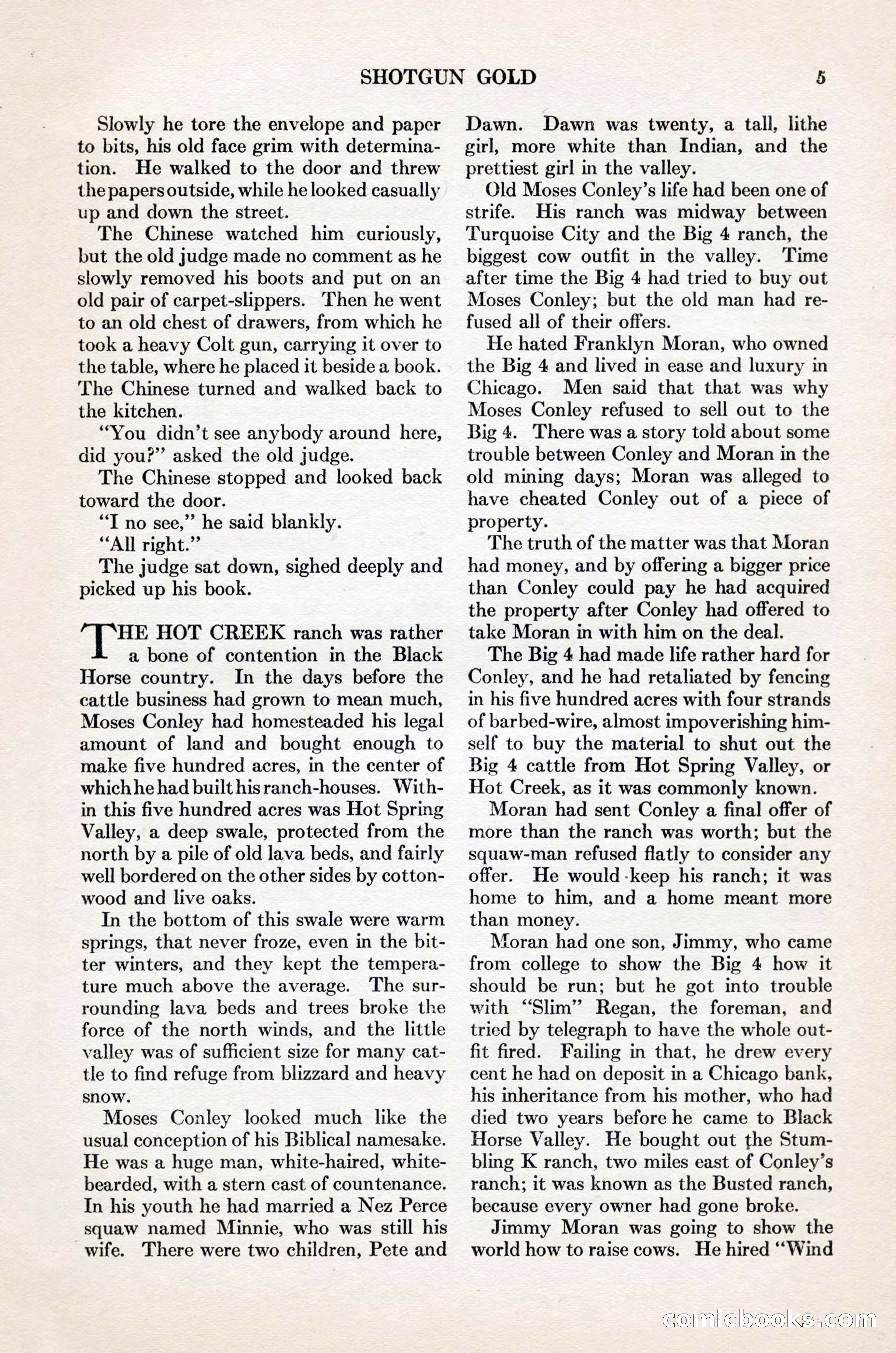 Adventure Magazine Cover, November 1, 1927 — page 19 of 208