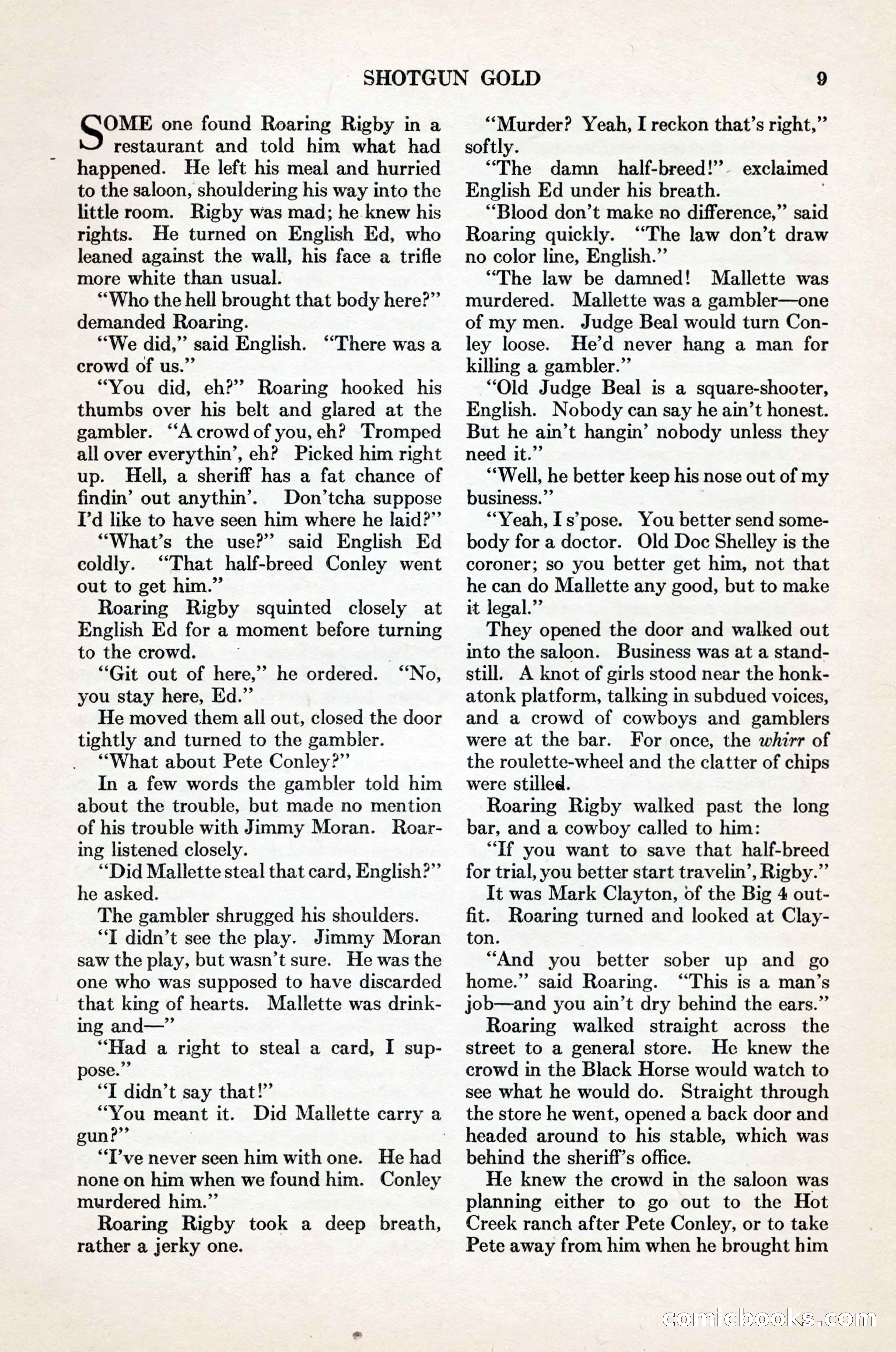 Adventure Magazine Cover, November 1, 1927 — page 23 of 208