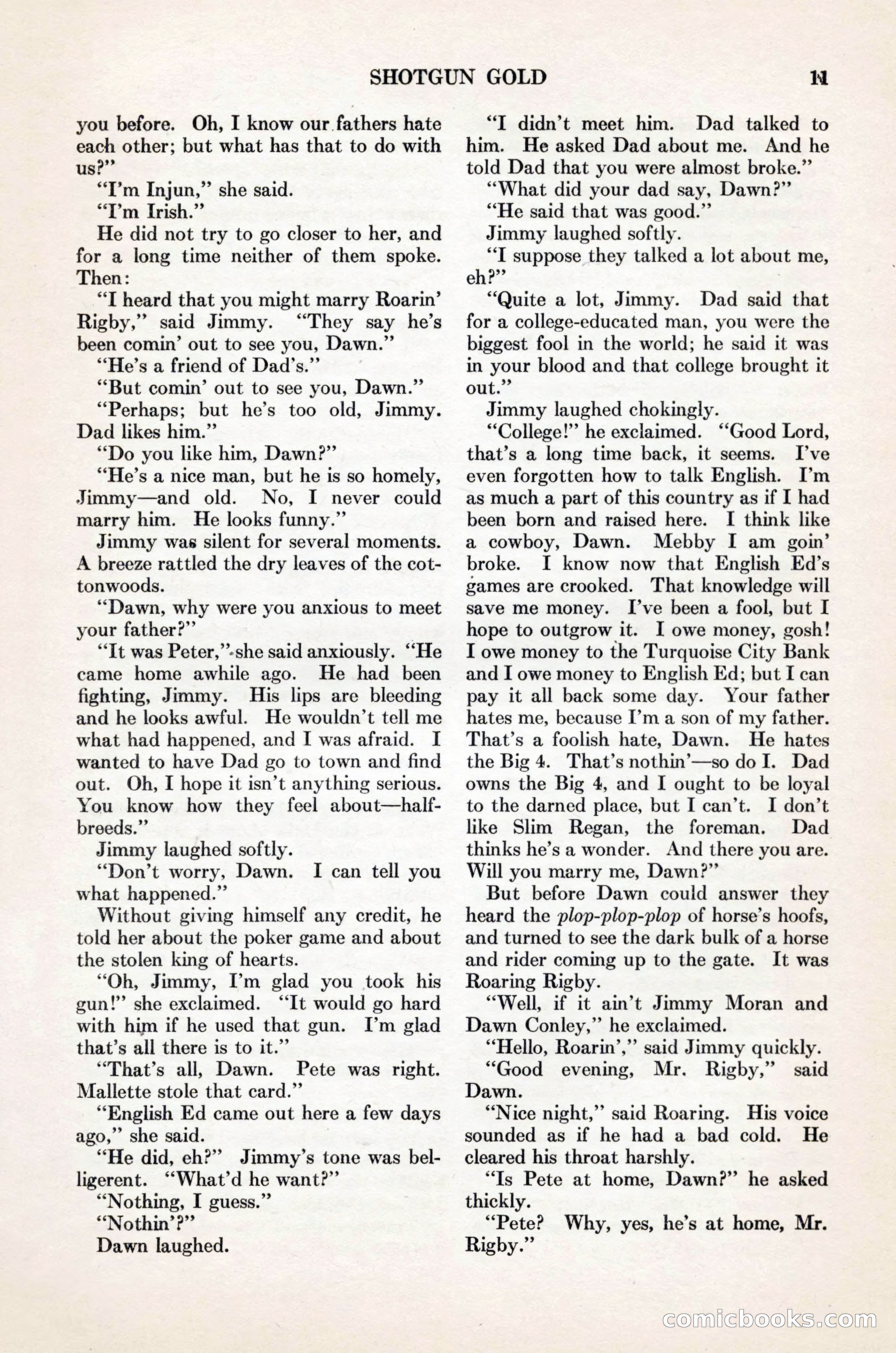 Adventure Magazine Cover, November 1, 1927 — page 25 of 208