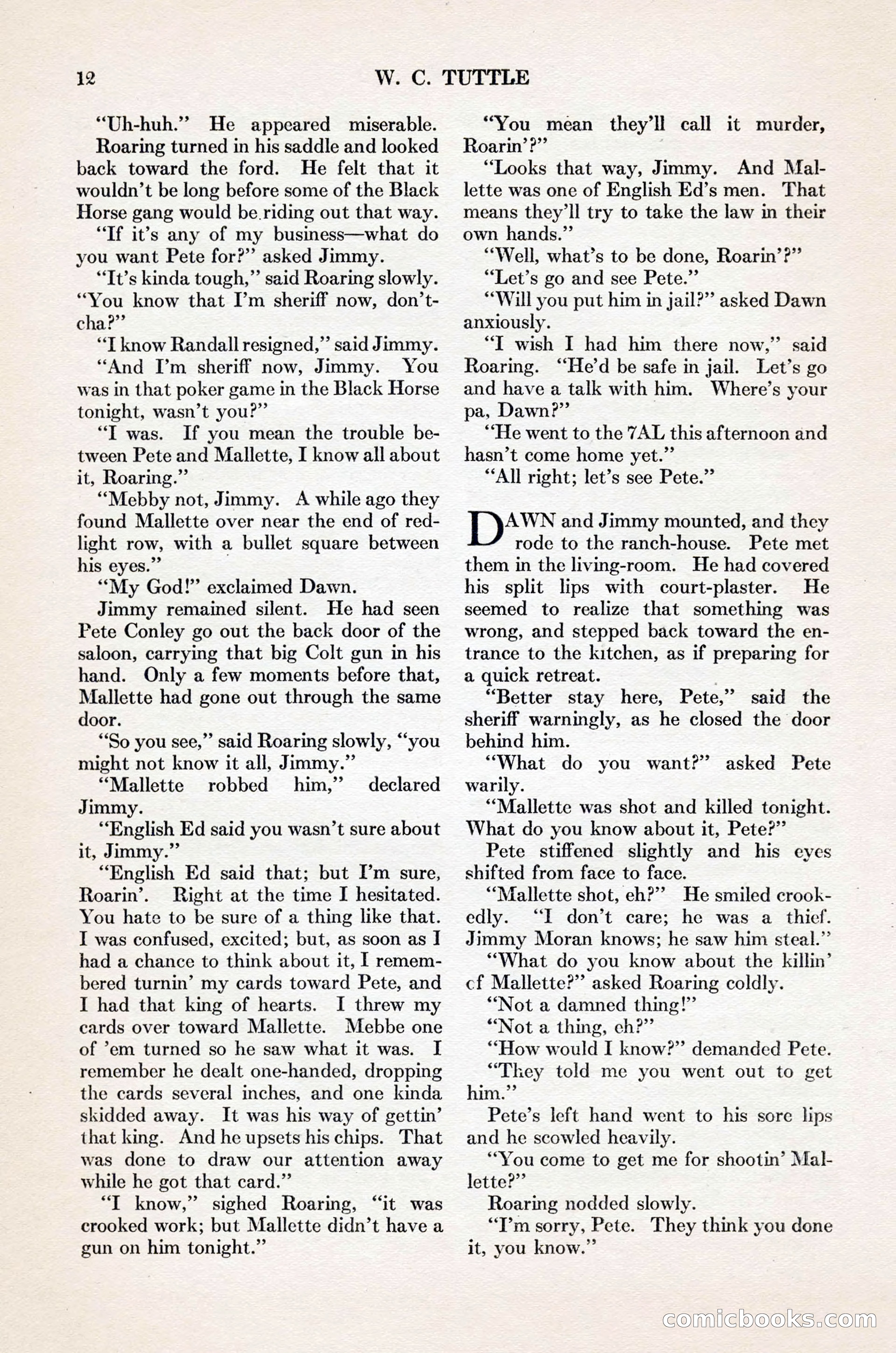 Adventure Magazine Cover, November 1, 1927 — page 26 of 208