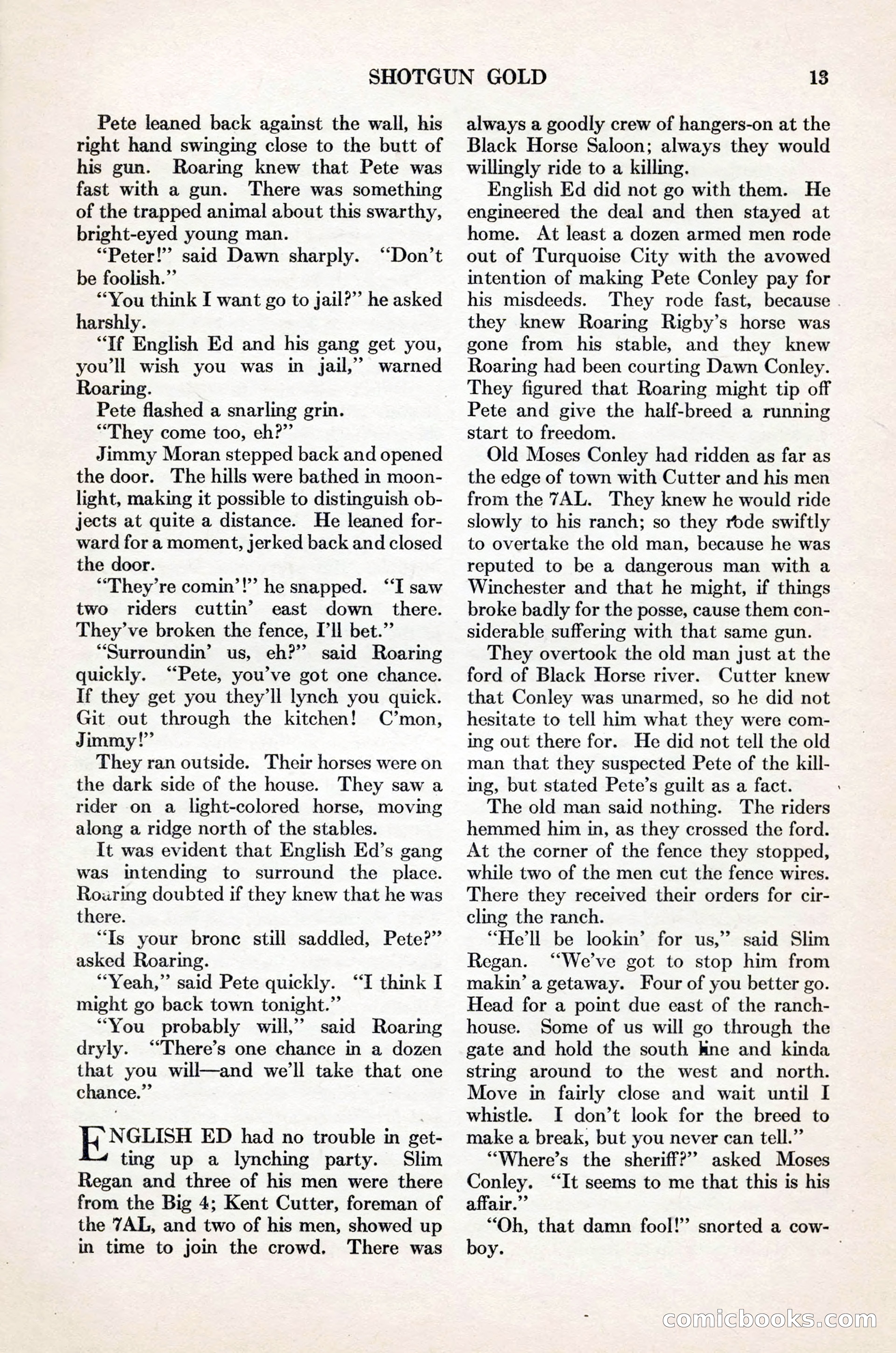 Adventure Magazine Cover, November 1, 1927 — page 27 of 208