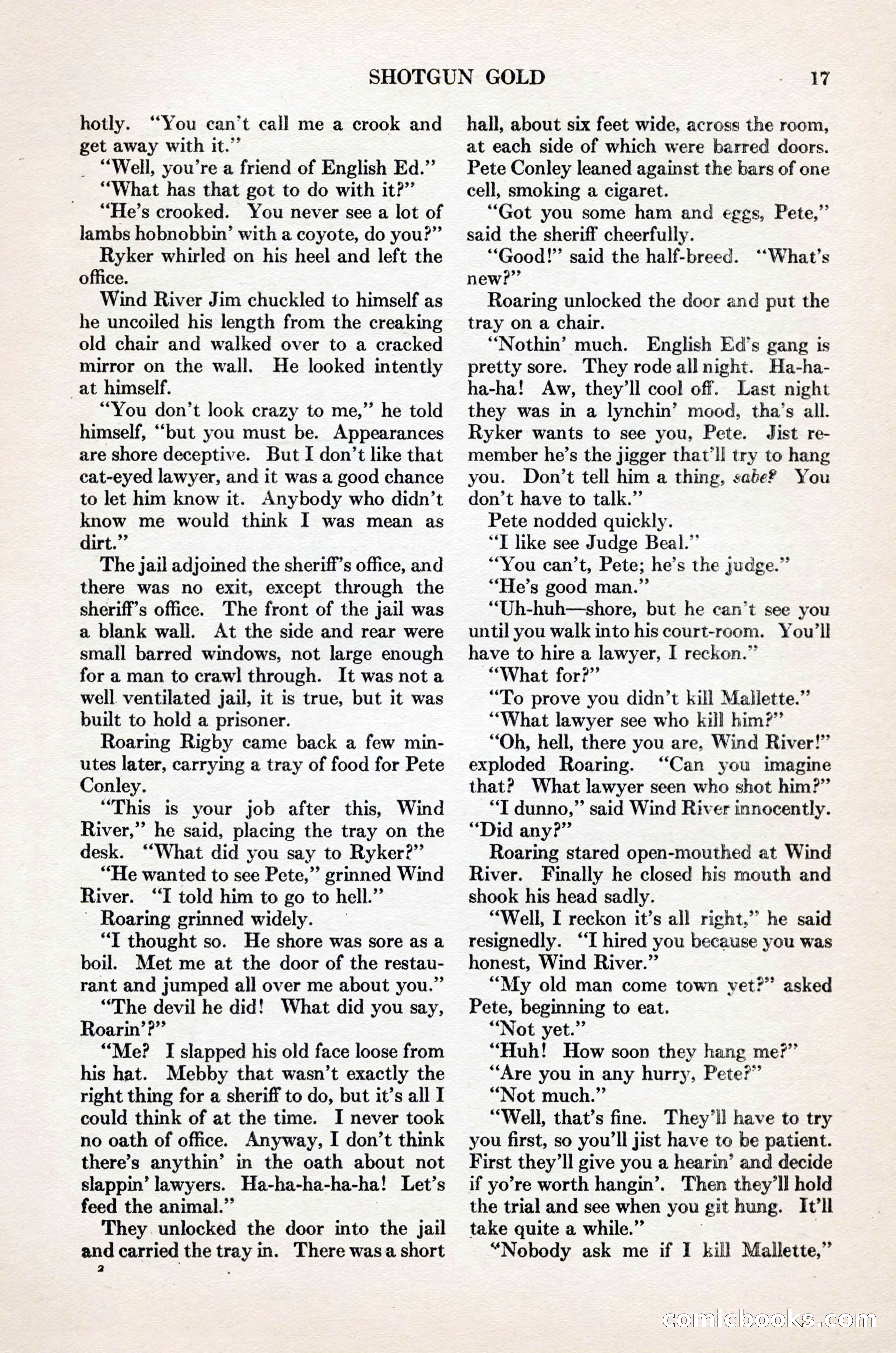 Adventure Magazine Cover, November 1, 1927 — page 31 of 208