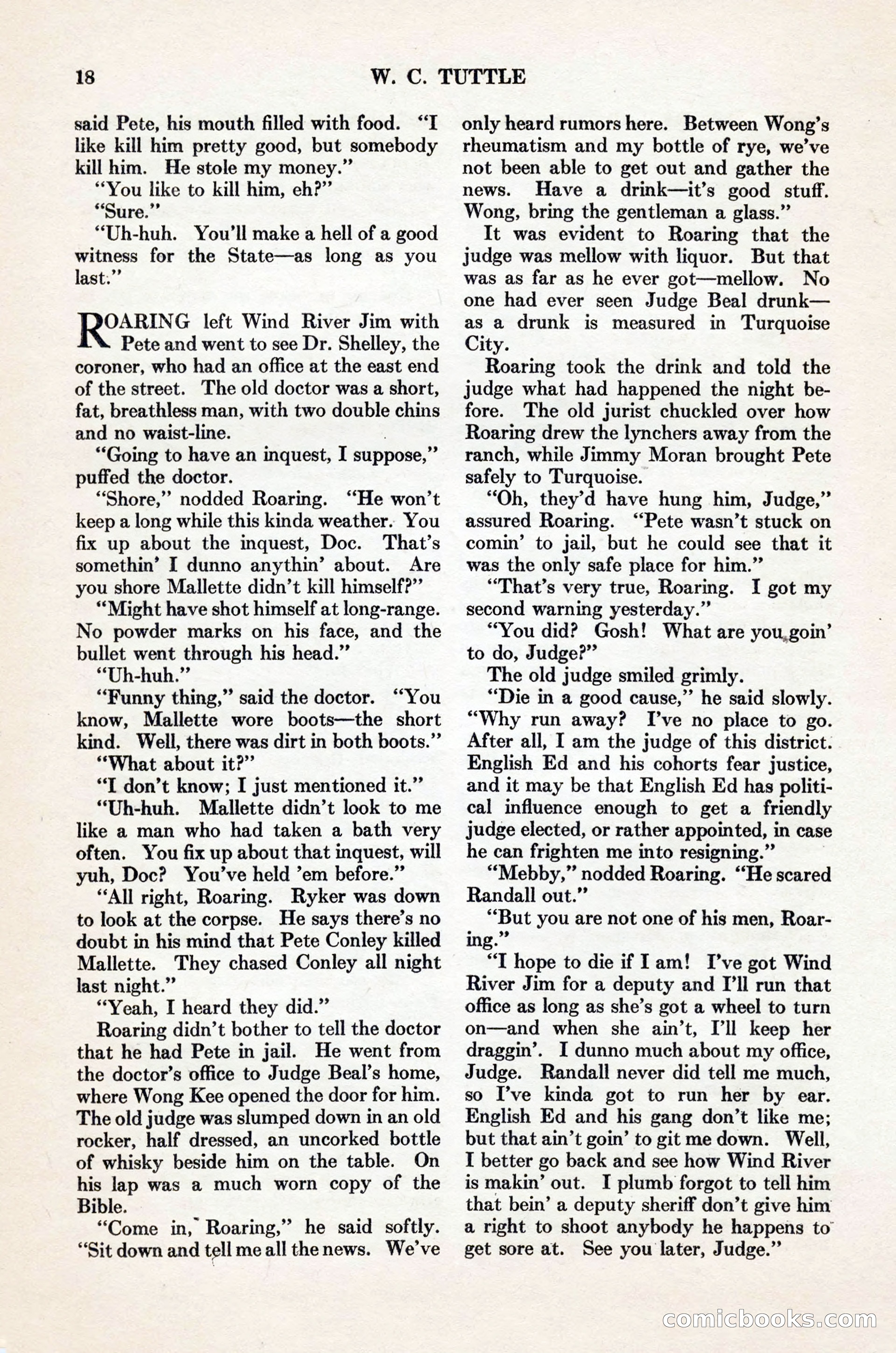 Adventure Magazine Cover, November 1, 1927 — page 32 of 208