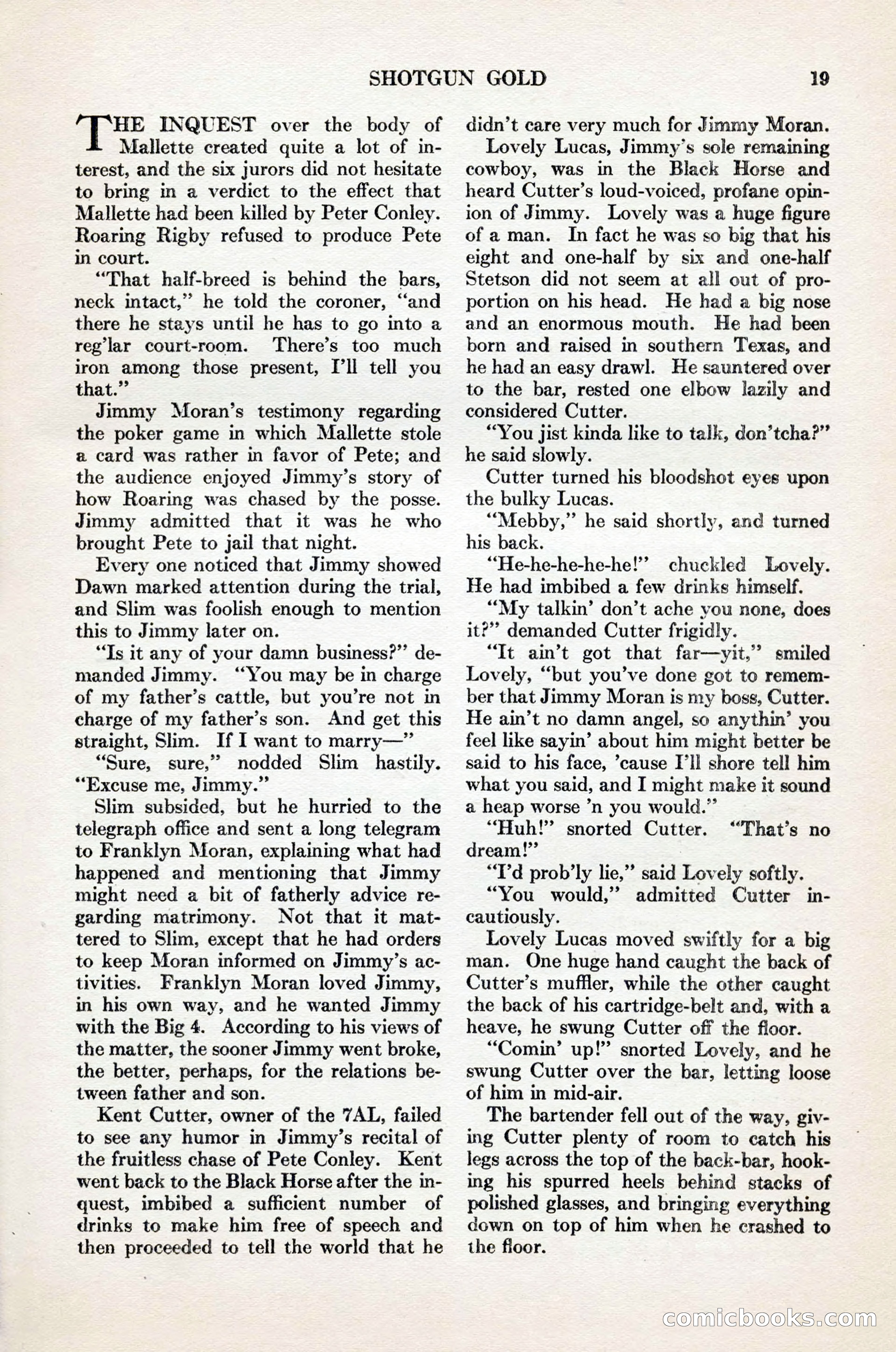 Adventure Magazine Cover, November 1, 1927 — page 33 of 208