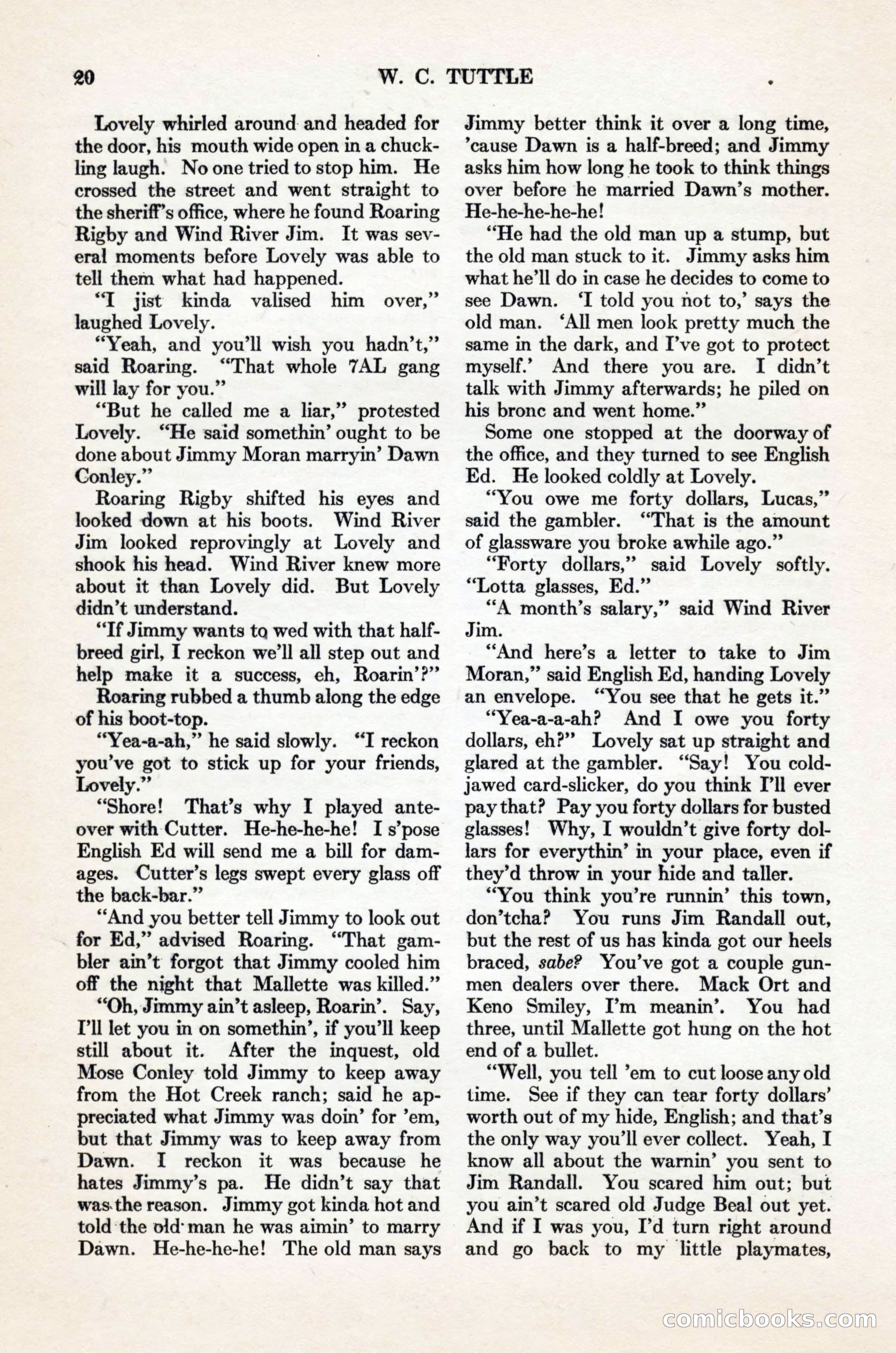 Adventure Magazine Cover, November 1, 1927 — page 34 of 208