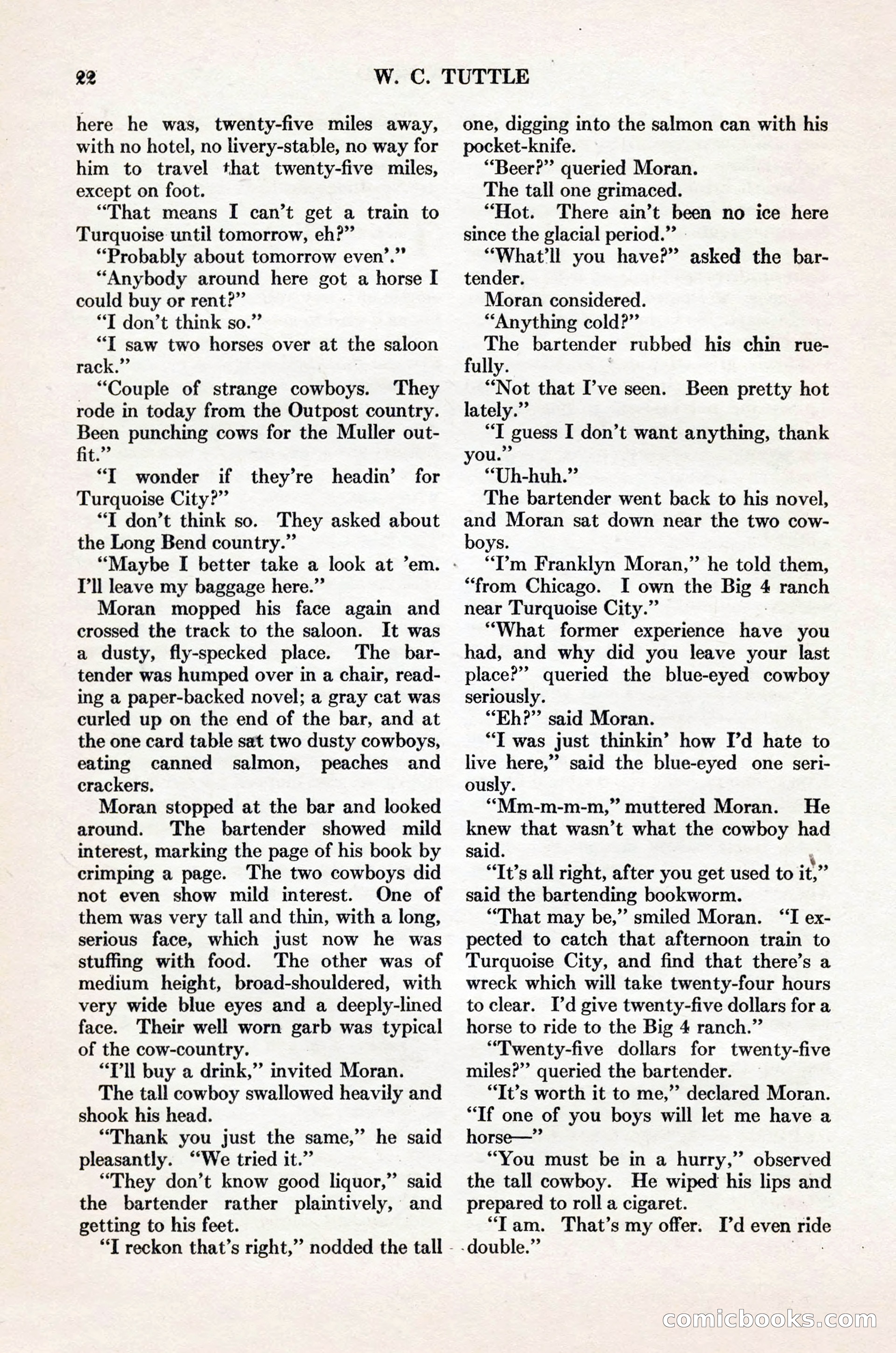 Adventure Magazine Cover, November 1, 1927 — page 36 of 208