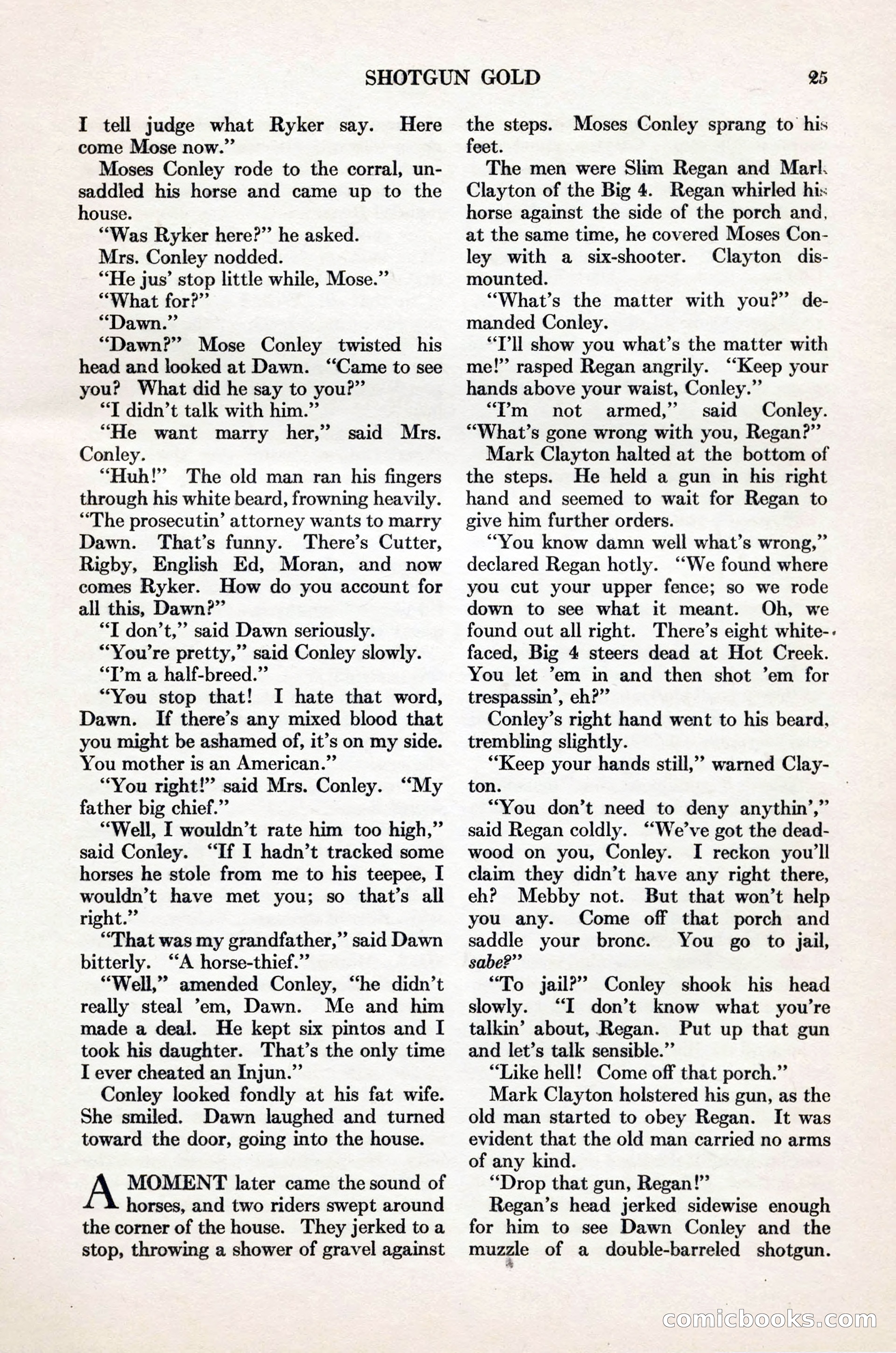 Adventure Magazine Cover, November 1, 1927 — page 39 of 208