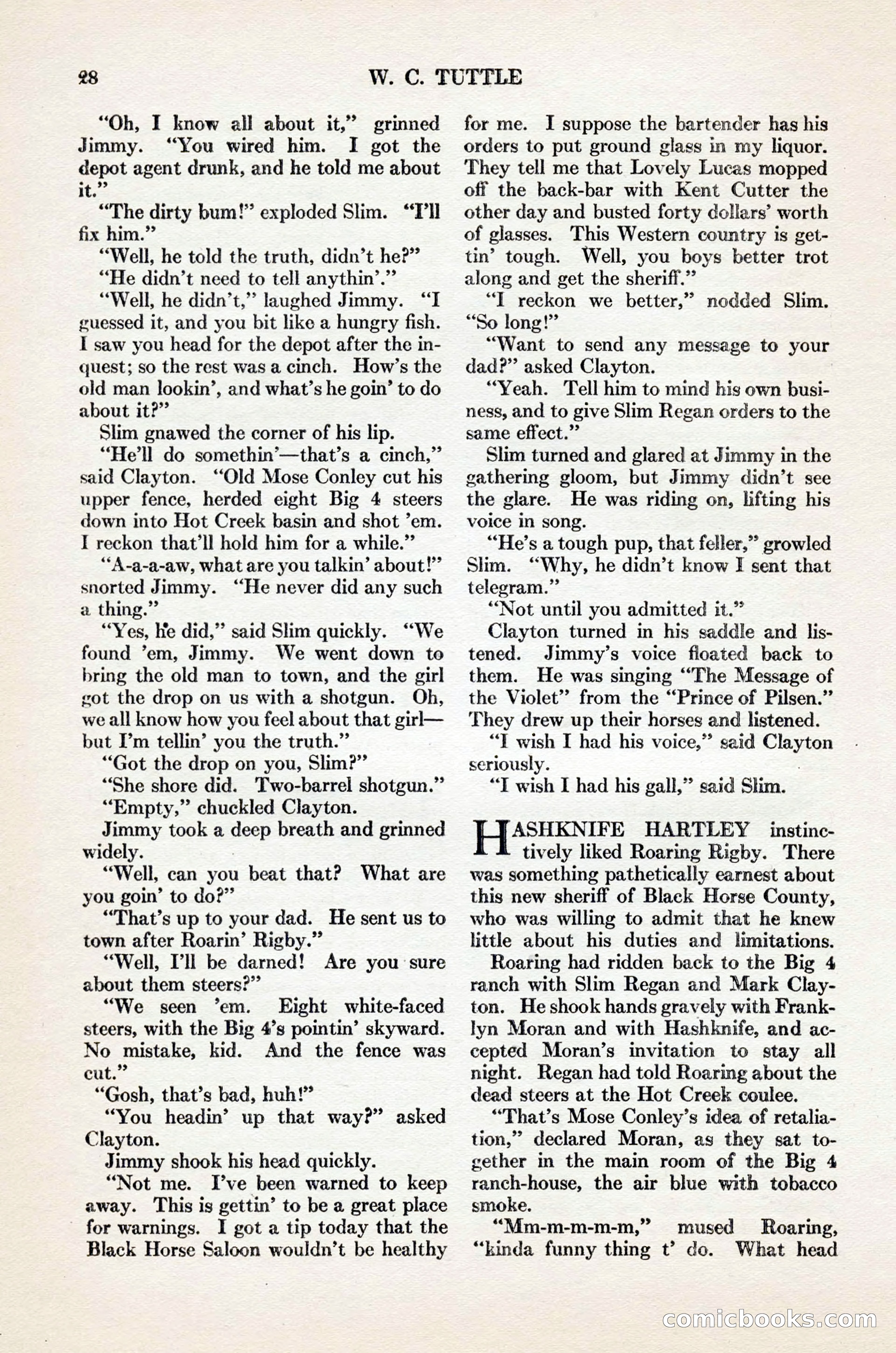 Adventure Magazine Cover, November 1, 1927 — page 42 of 208