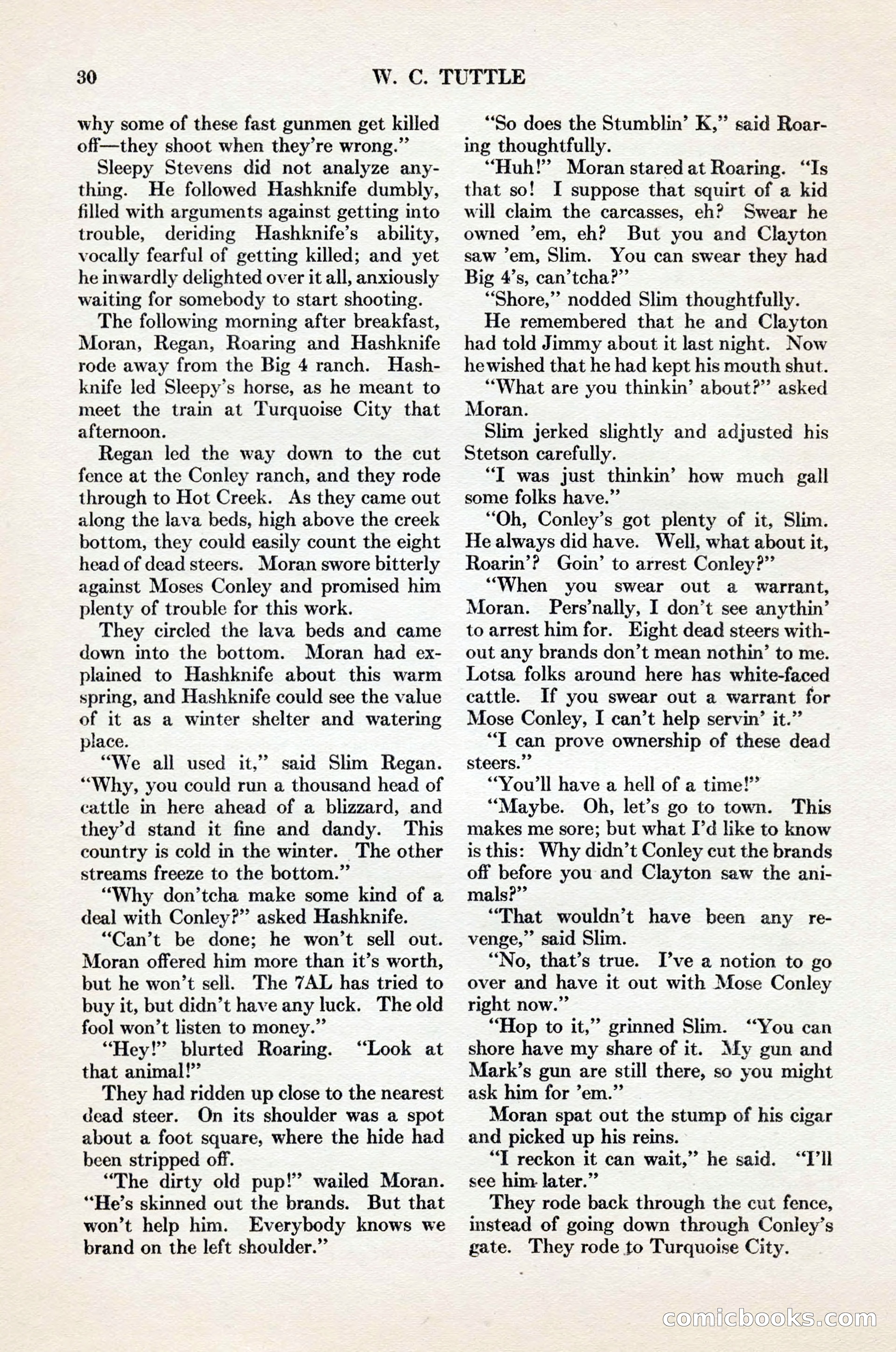 Adventure Magazine Cover, November 1, 1927 — page 44 of 208