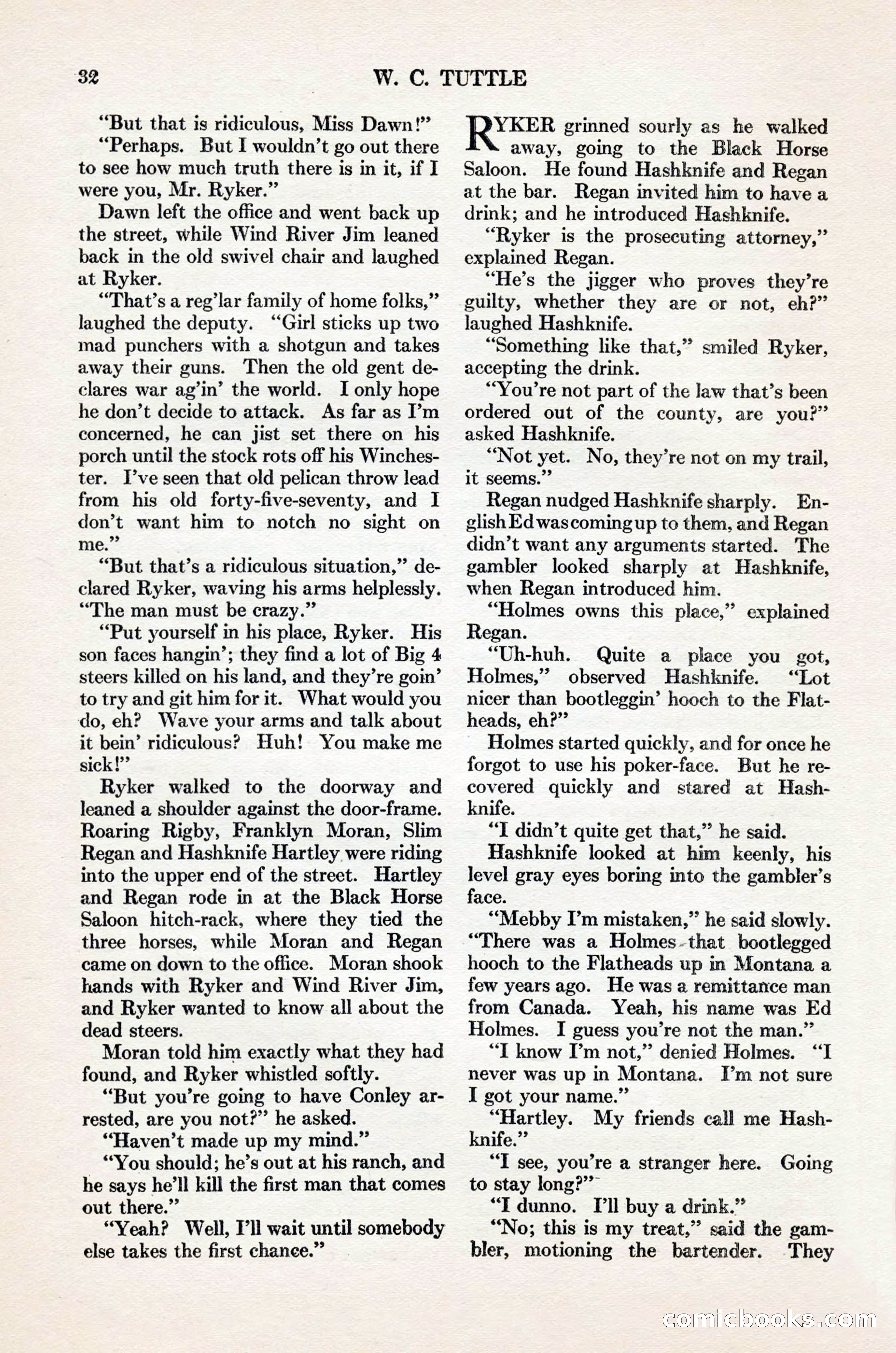 Adventure Magazine Cover, November 1, 1927 — page 46 of 208