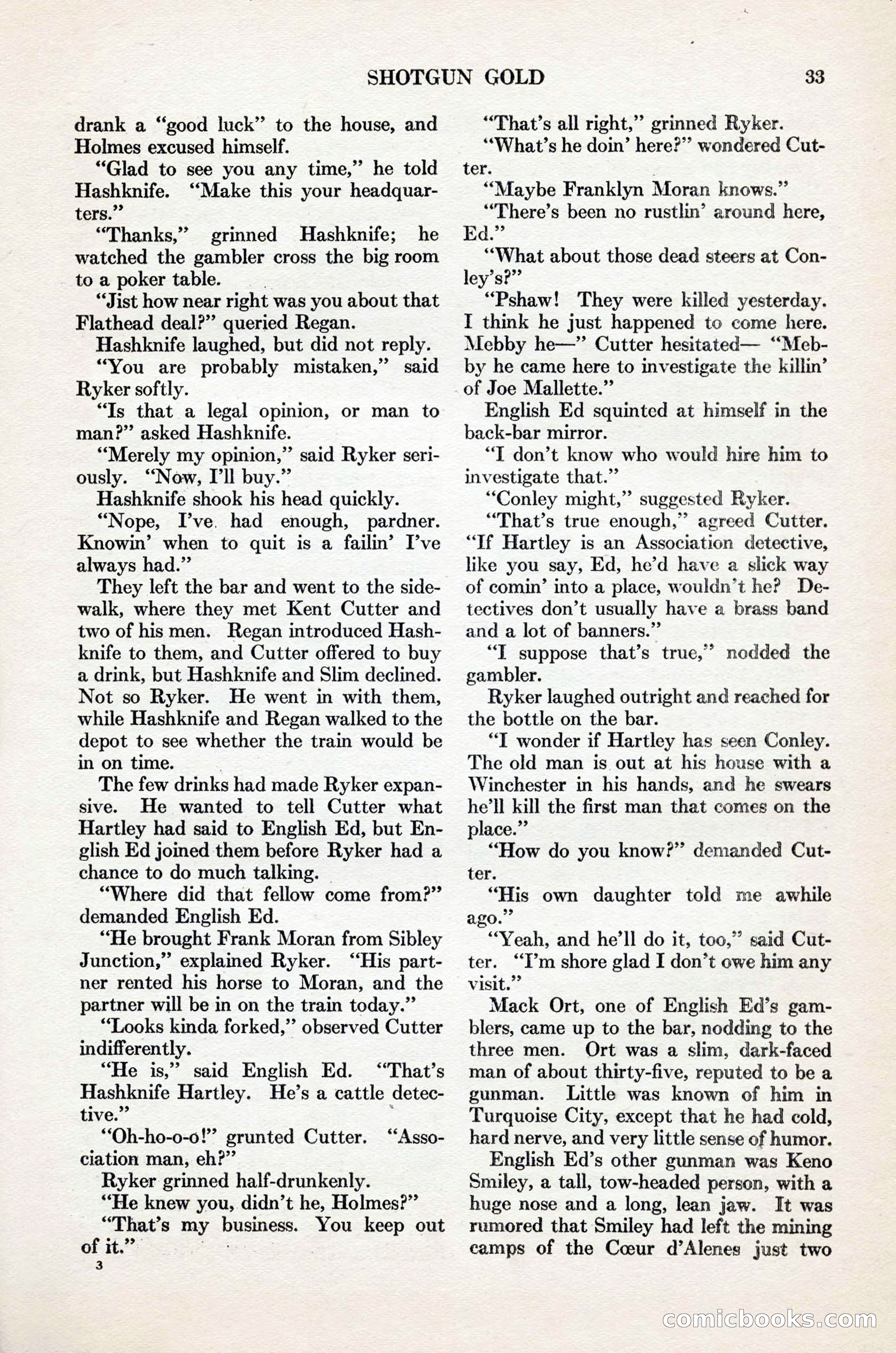 Adventure Magazine Cover, November 1, 1927 — page 47 of 208