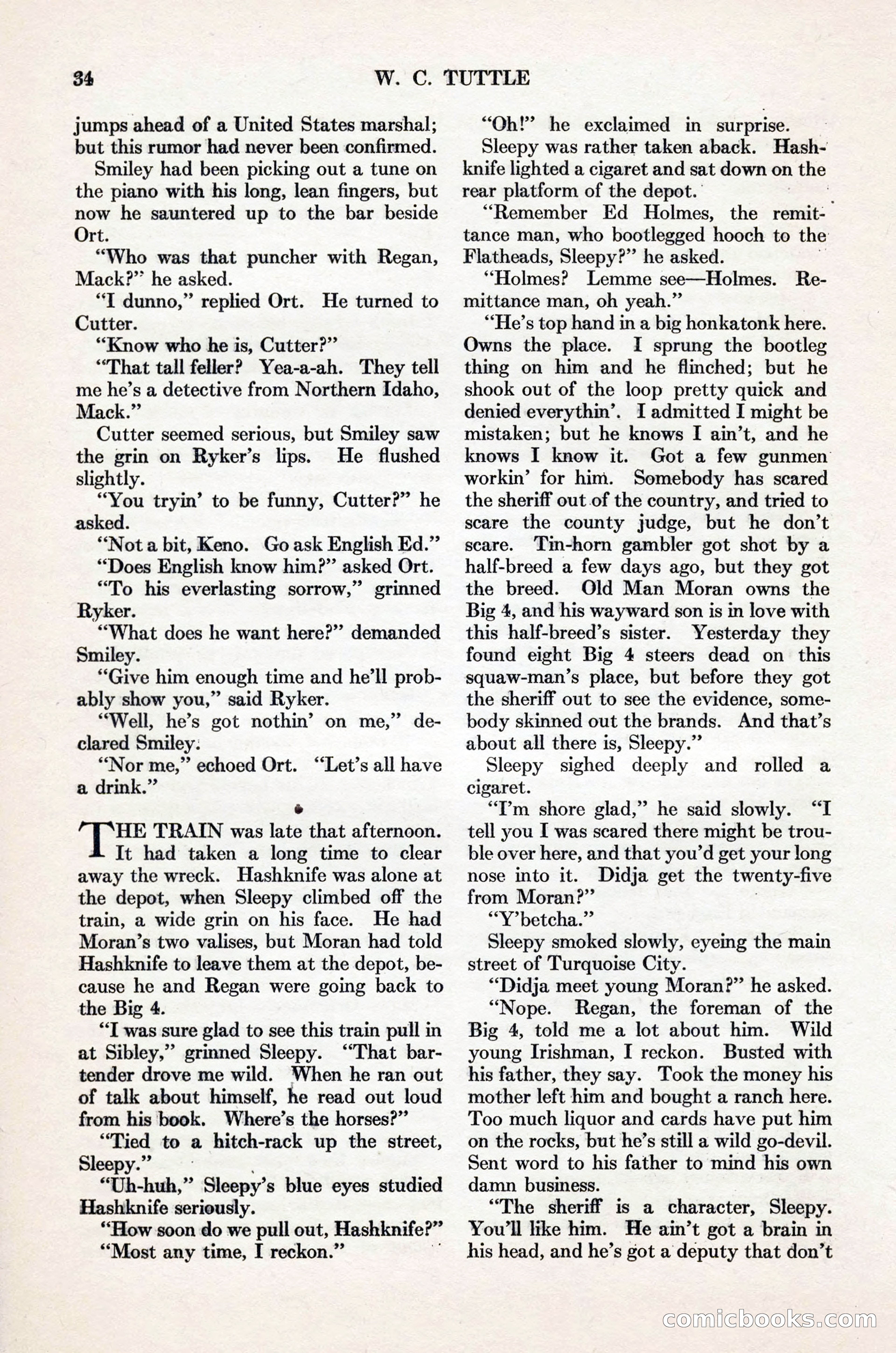 Adventure Magazine Cover, November 1, 1927 — page 48 of 208