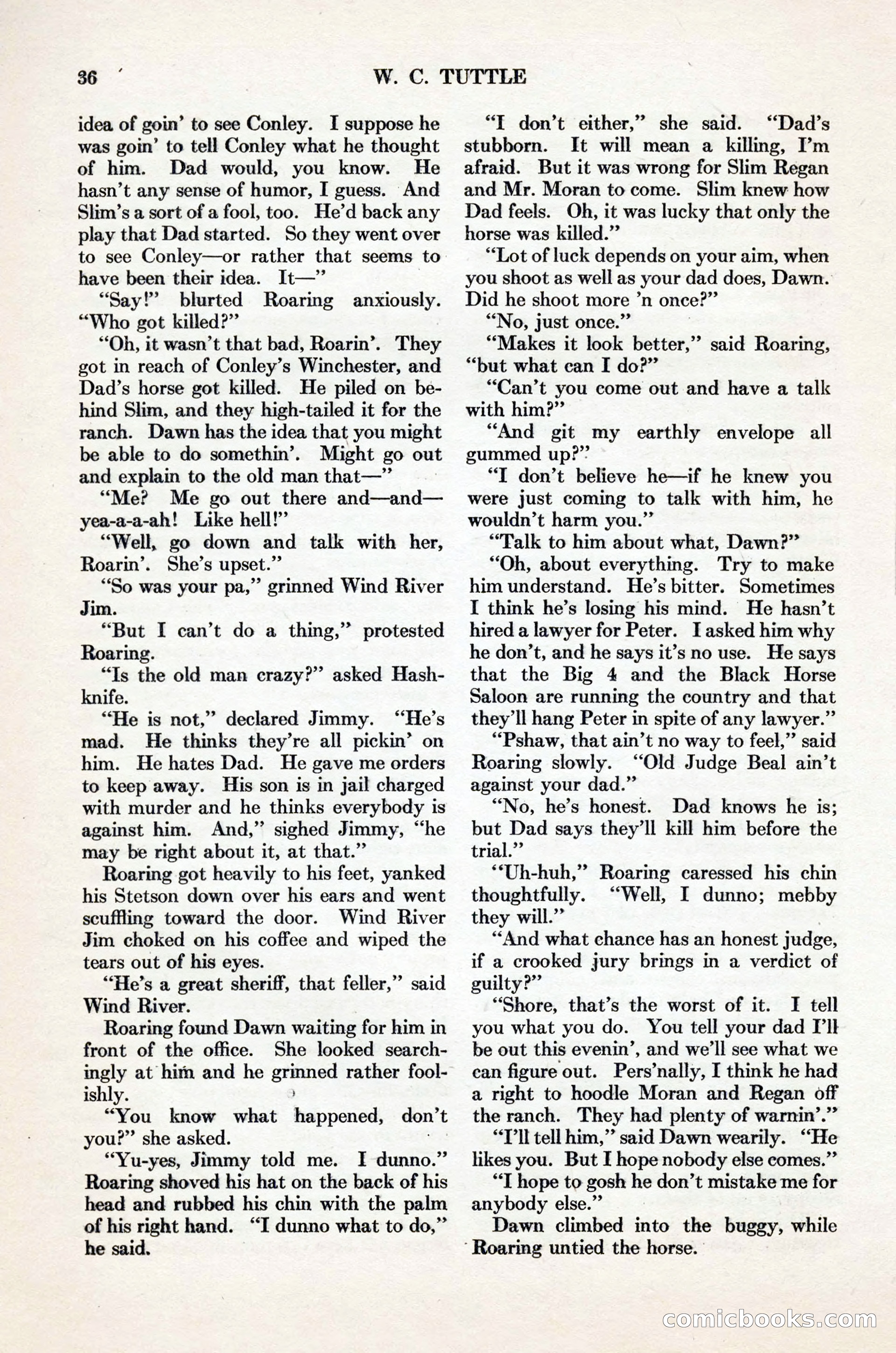 Adventure Magazine Cover, November 1, 1927 — page 50 of 208