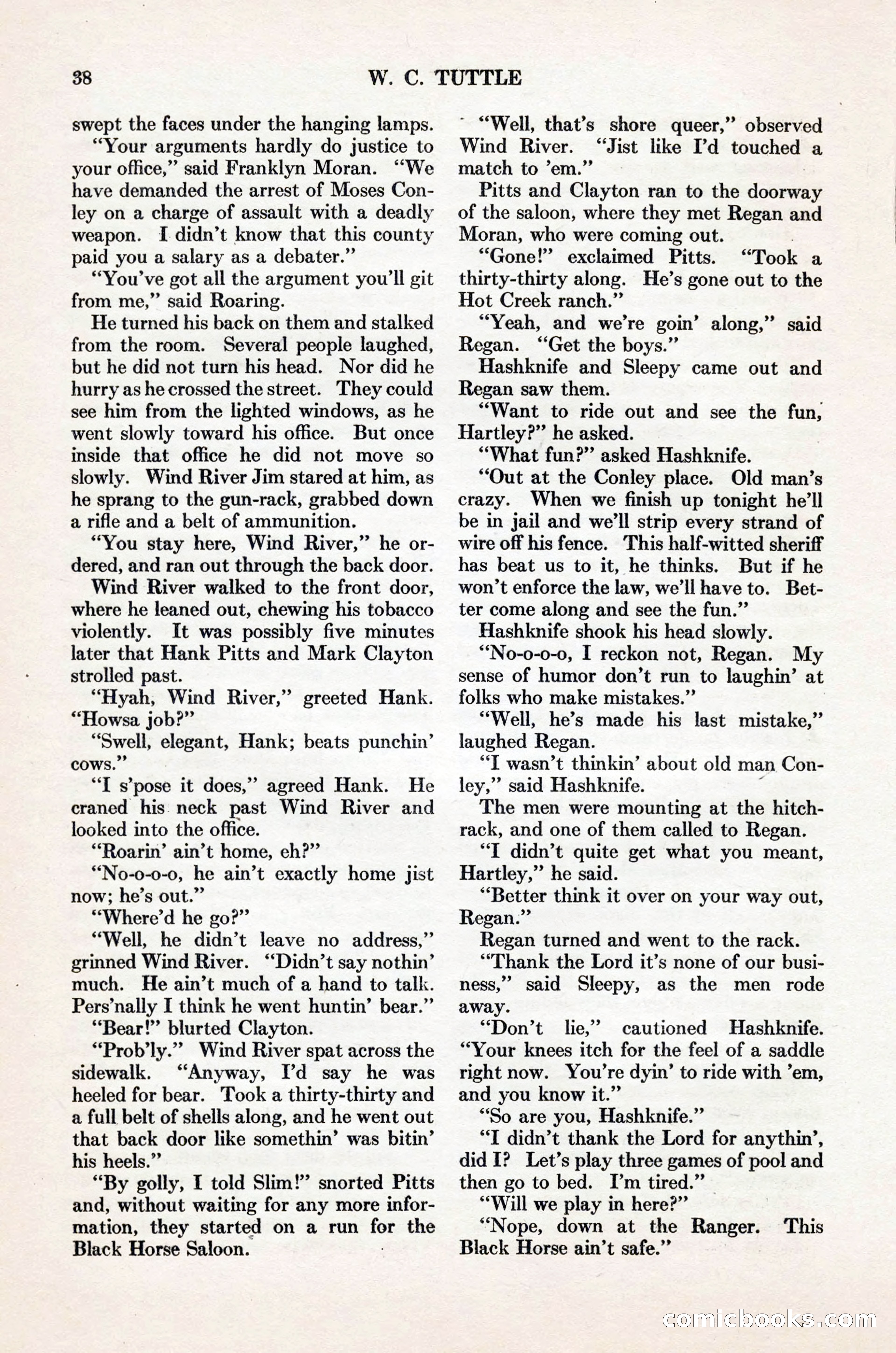 Adventure Magazine Cover, November 1, 1927 — page 52 of 208