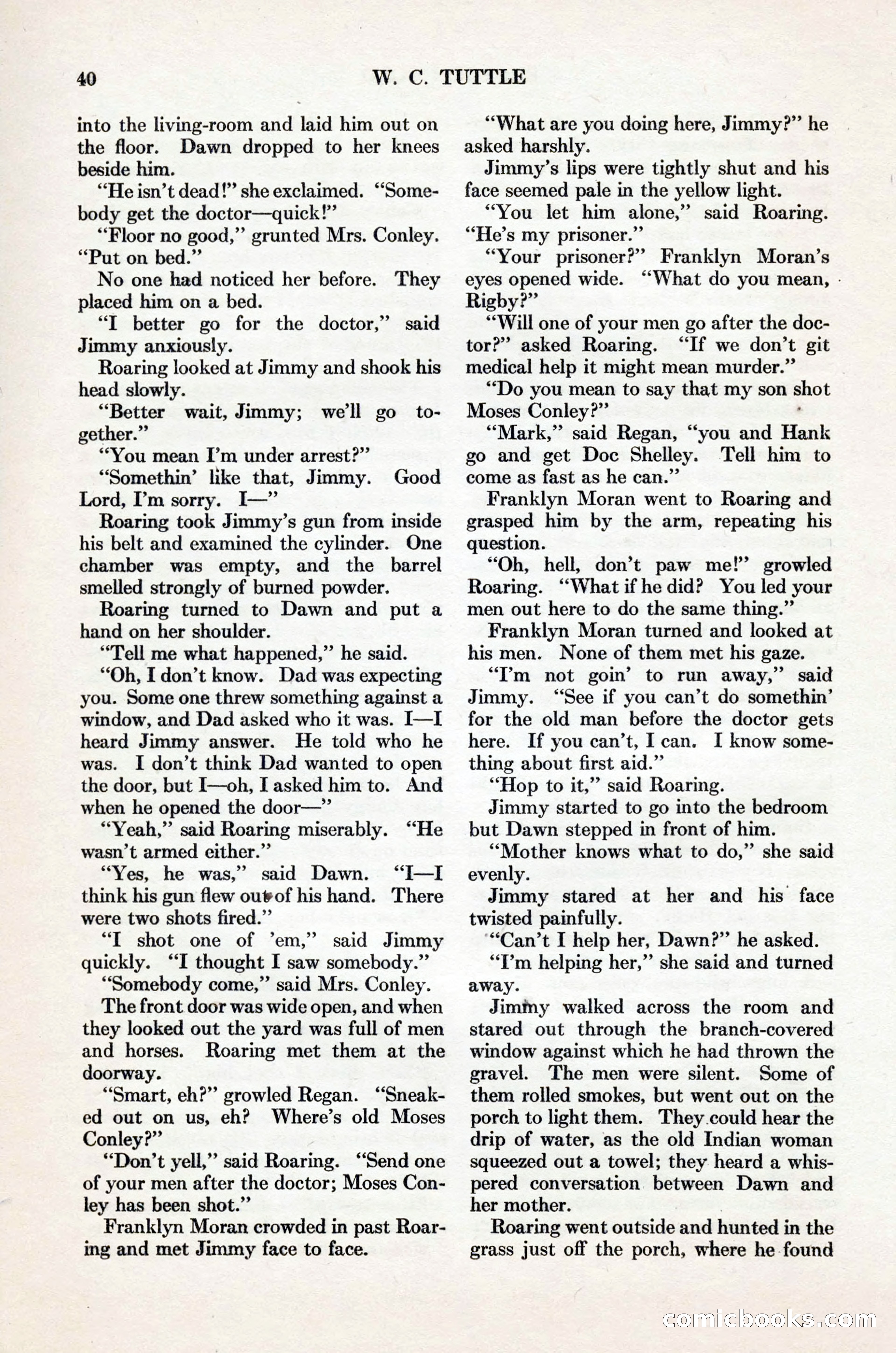 Adventure Magazine Cover, November 1, 1927 — page 54 of 208