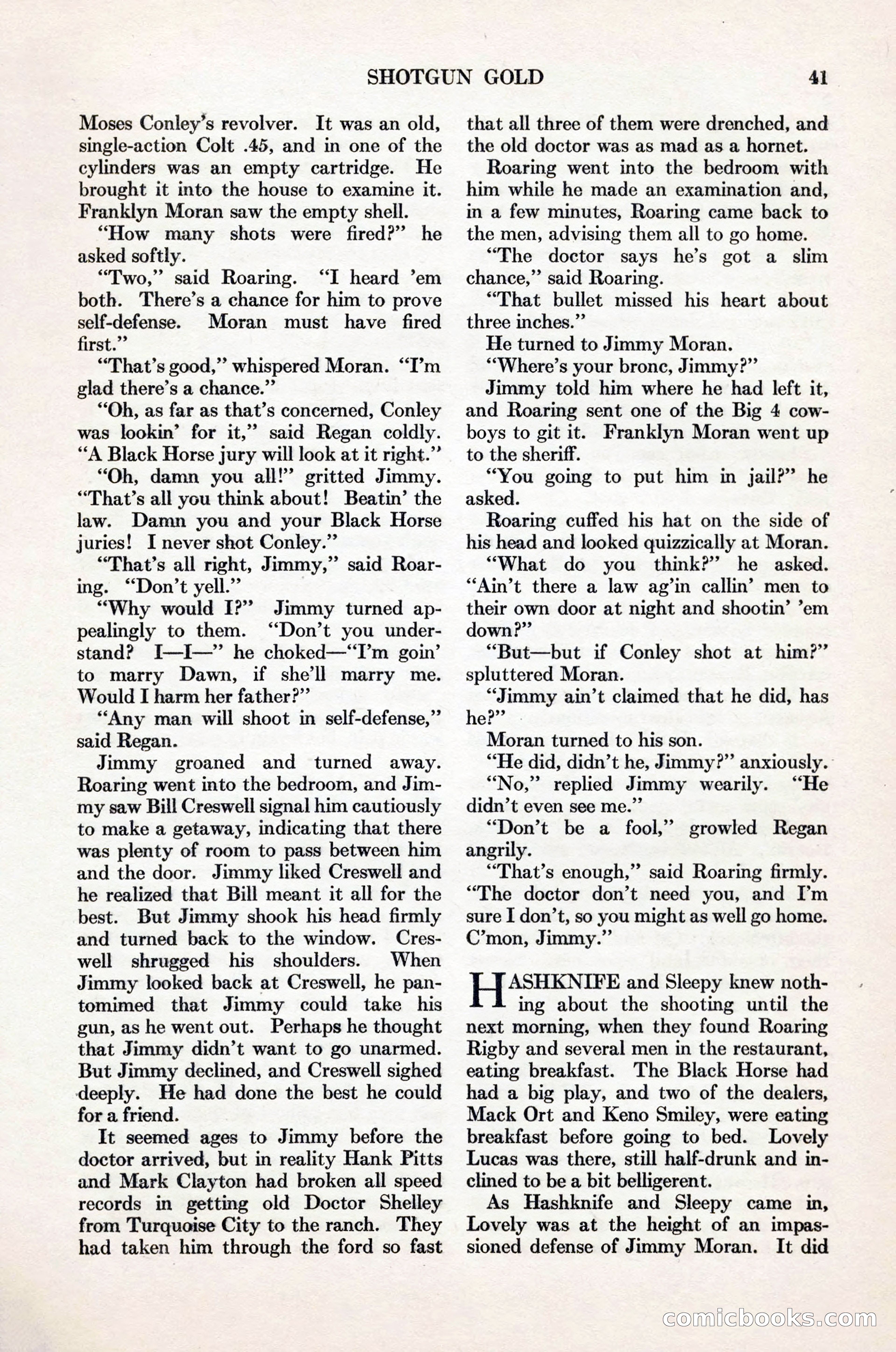 Adventure Magazine Cover, November 1, 1927 — page 55 of 208