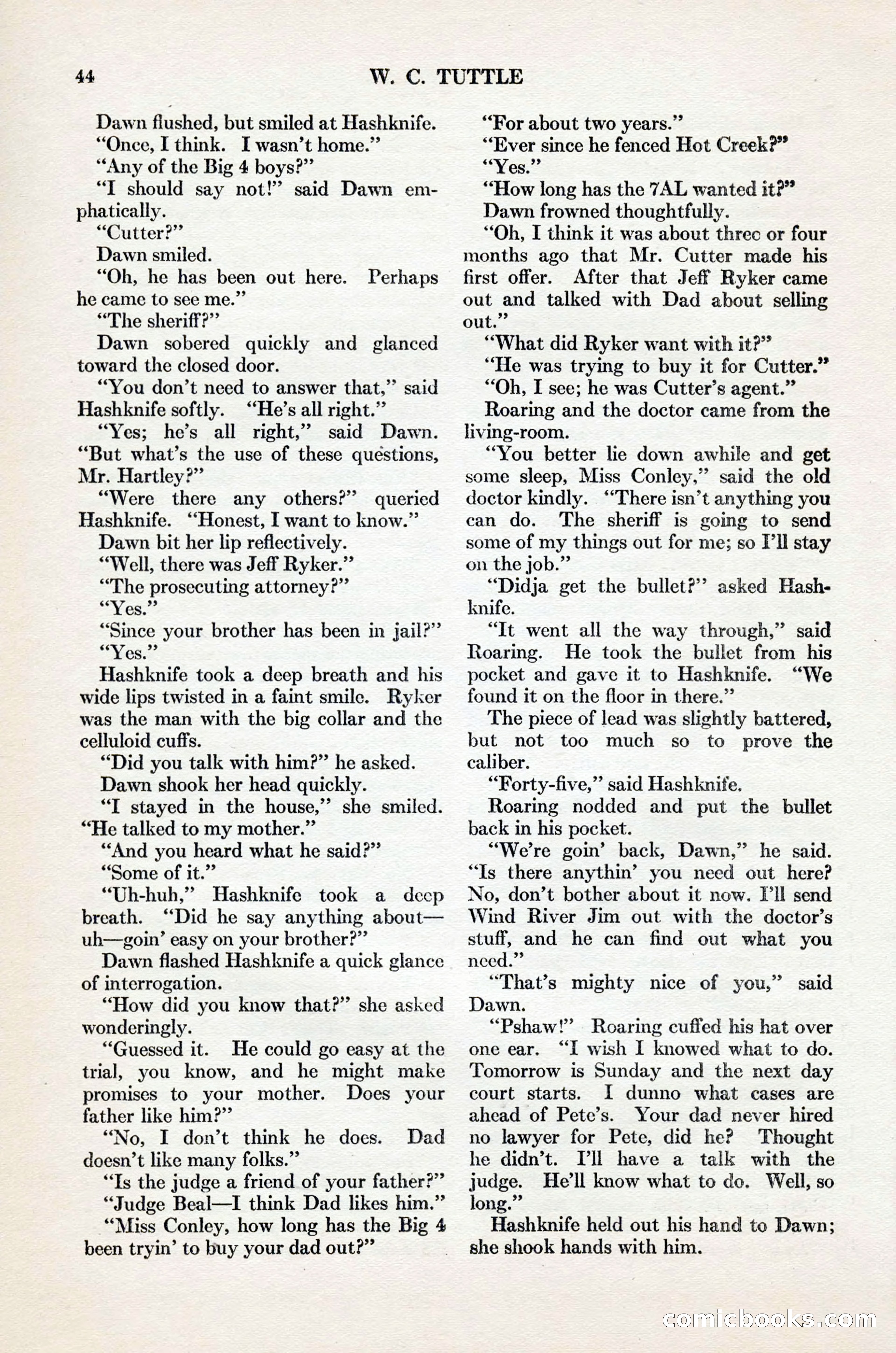 Adventure Magazine Cover, November 1, 1927 — page 58 of 208