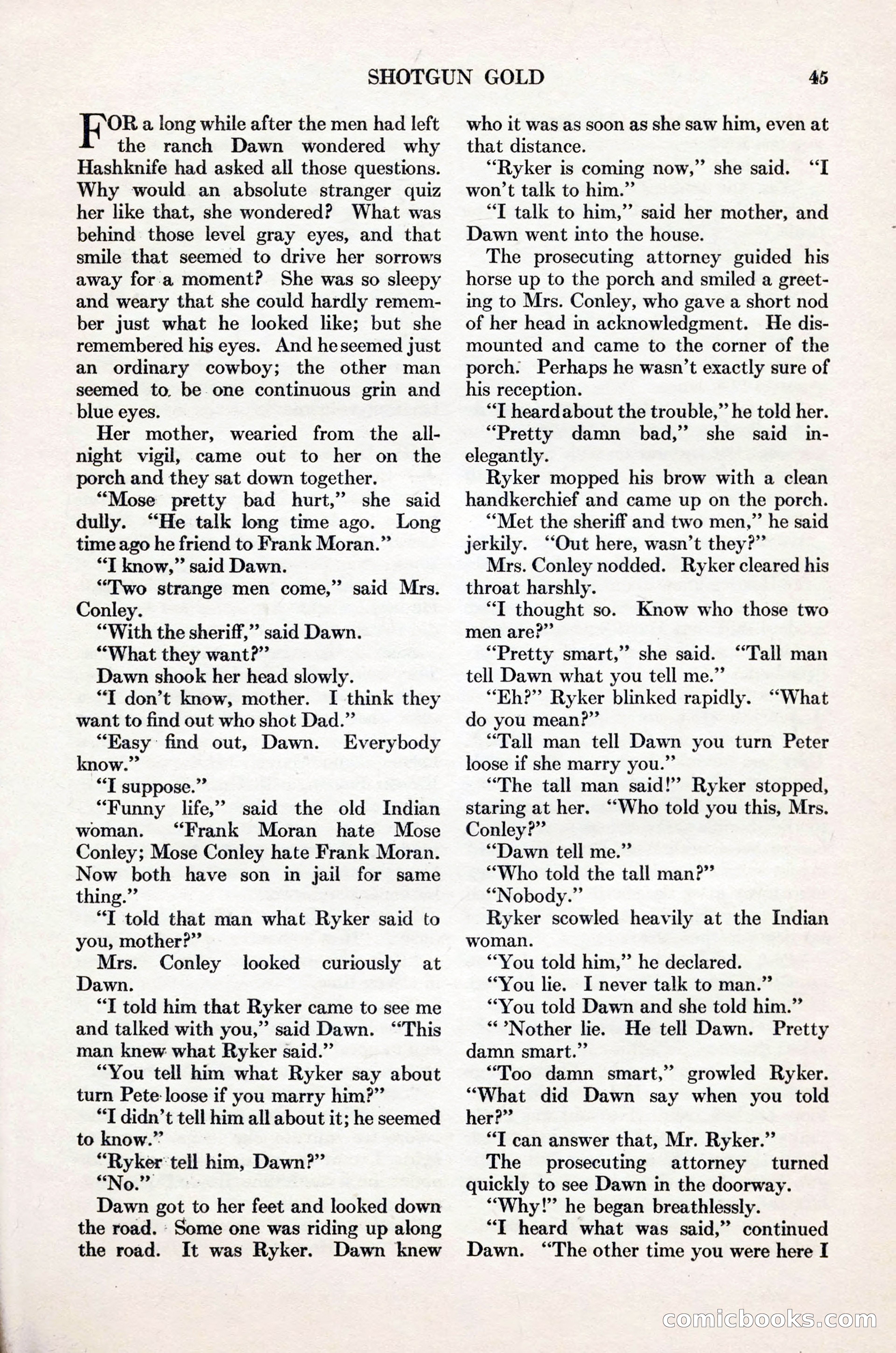 Adventure Magazine Cover, November 1, 1927 — page 59 of 208