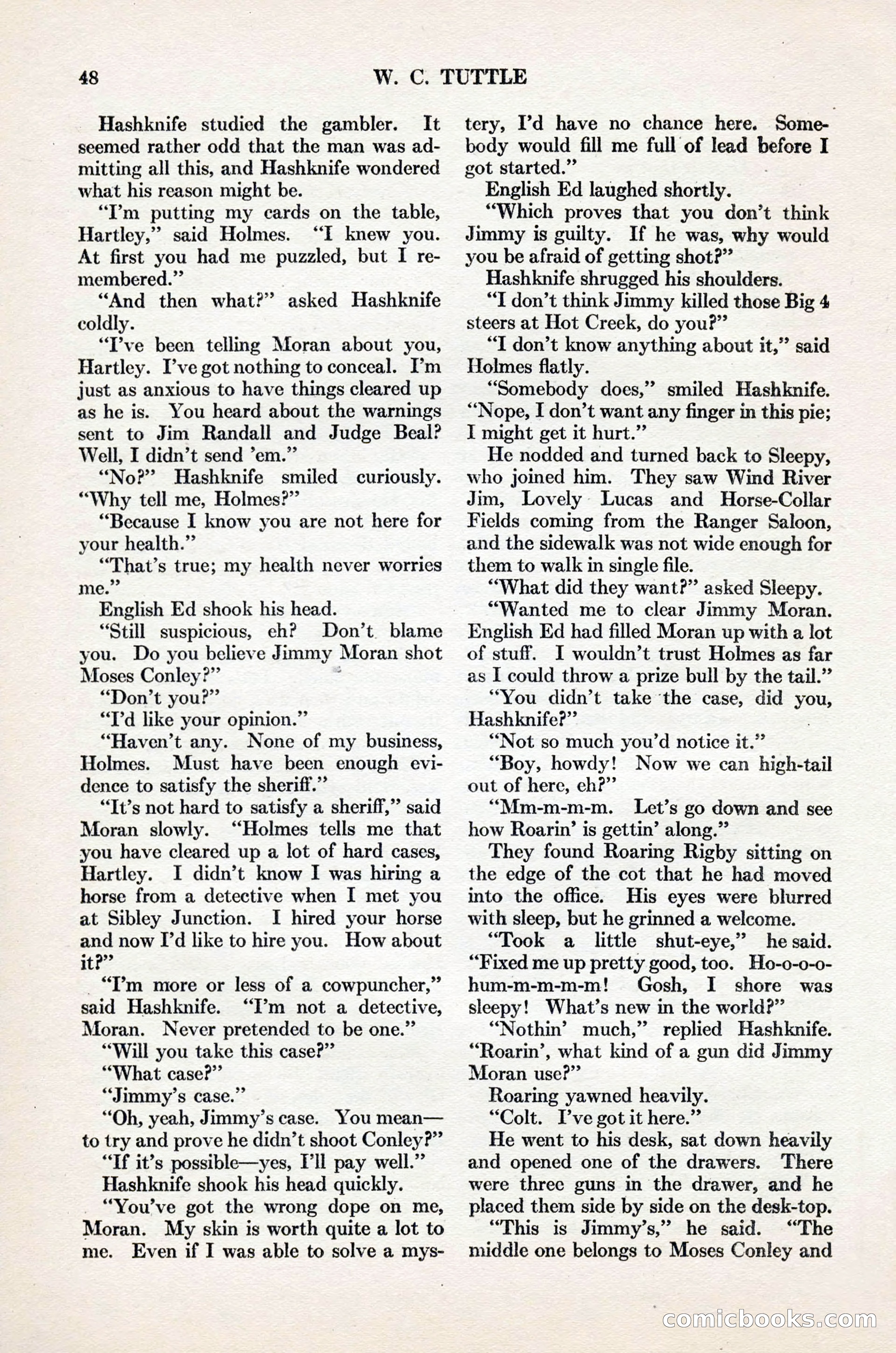 Adventure Magazine Cover, November 1, 1927 — page 62 of 208