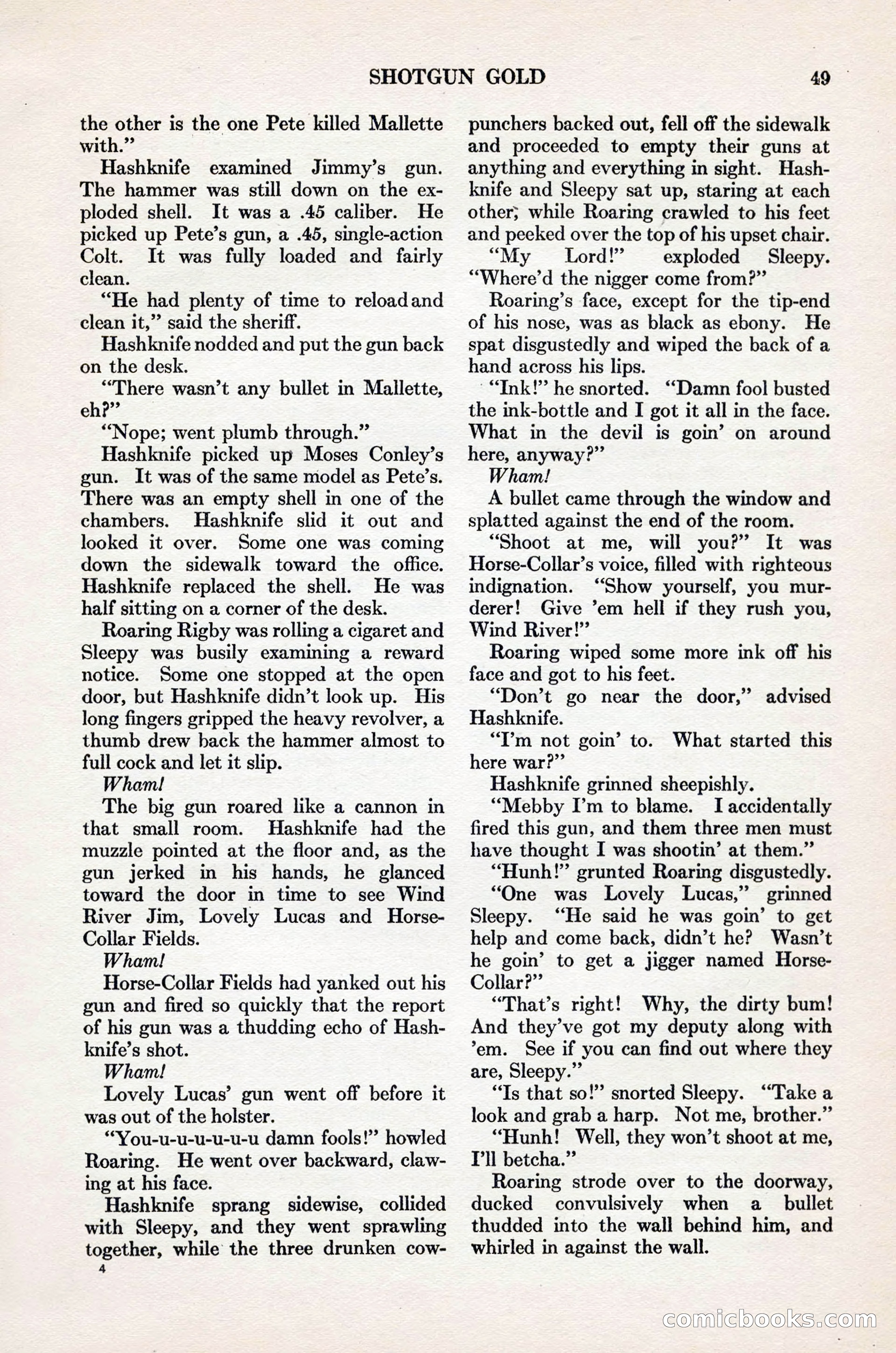 Adventure Magazine Cover, November 1, 1927 — page 63 of 208