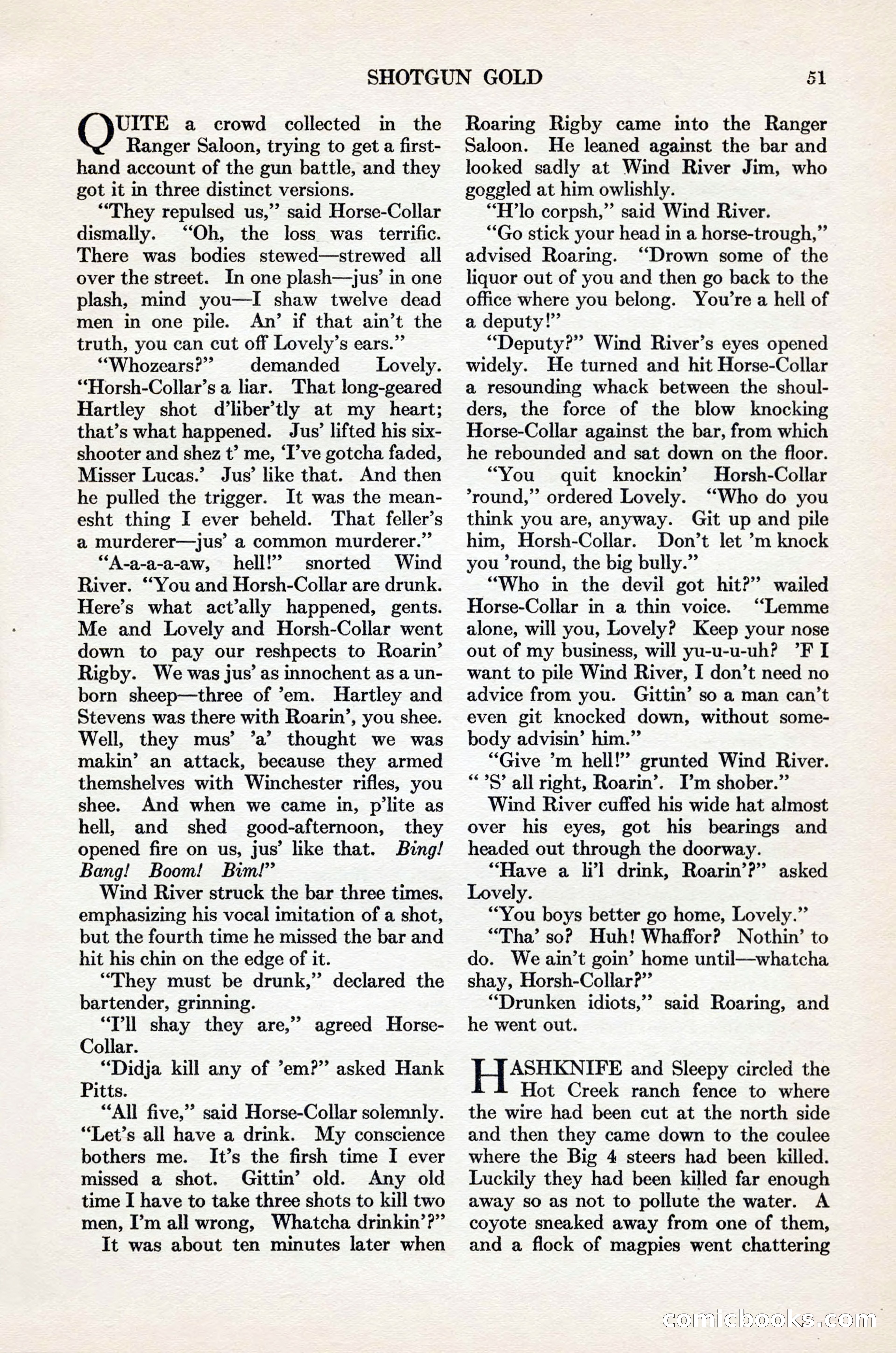 Adventure Magazine Cover, November 1, 1927 — page 65 of 208