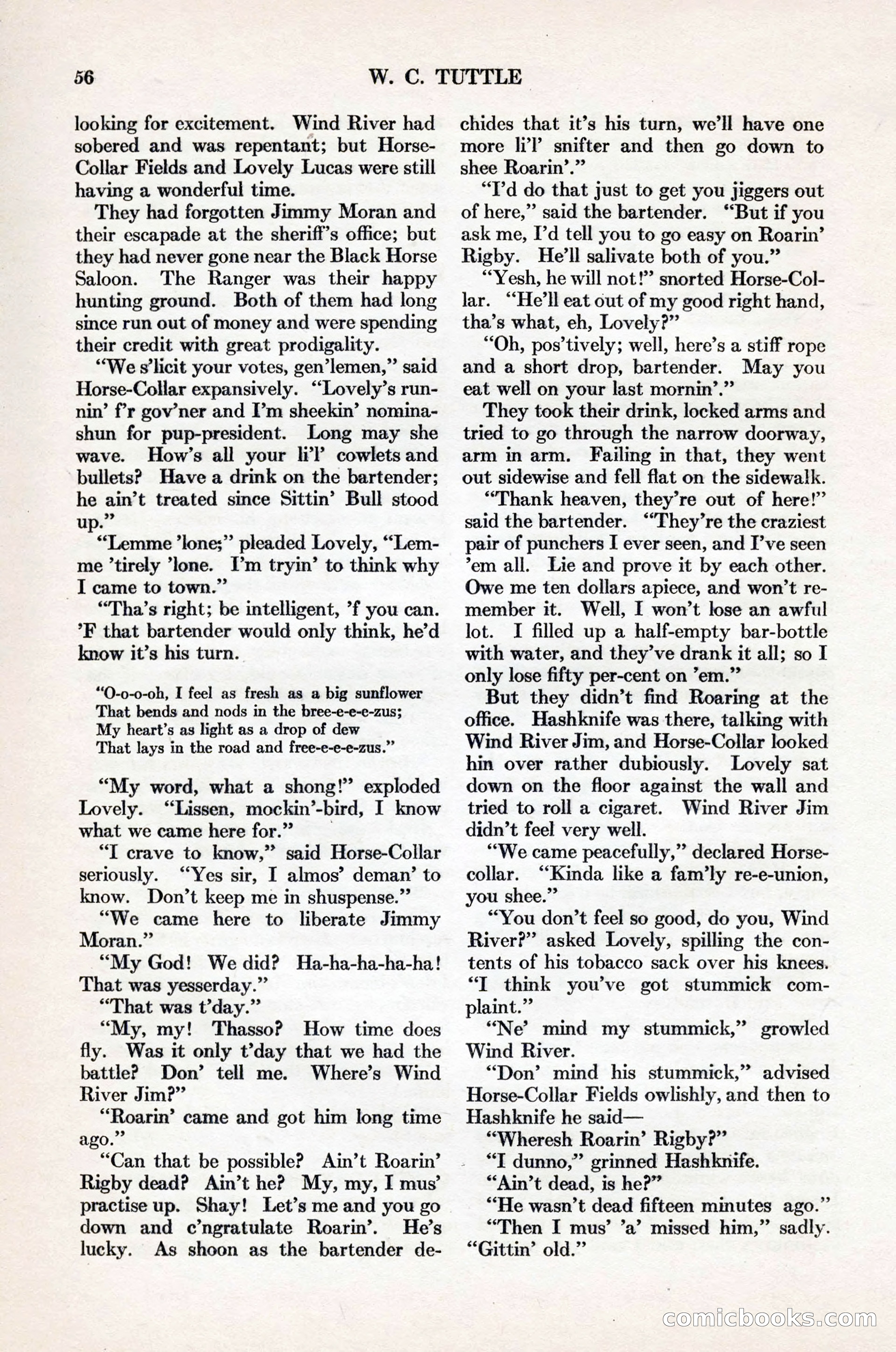 Adventure Magazine Cover, November 1, 1927 — page 70 of 208