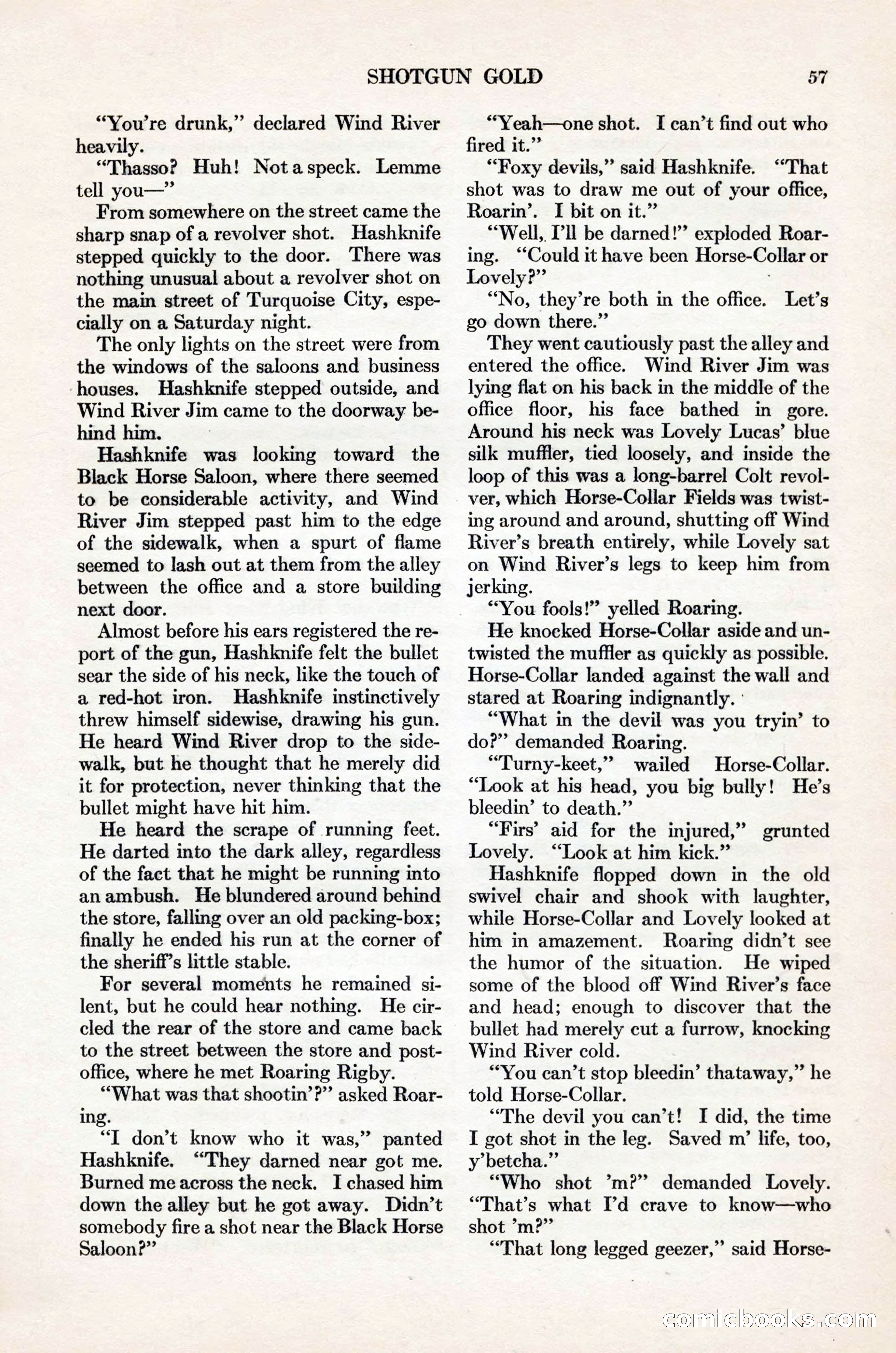 Adventure Magazine Cover, November 1, 1927 — page 71 of 208