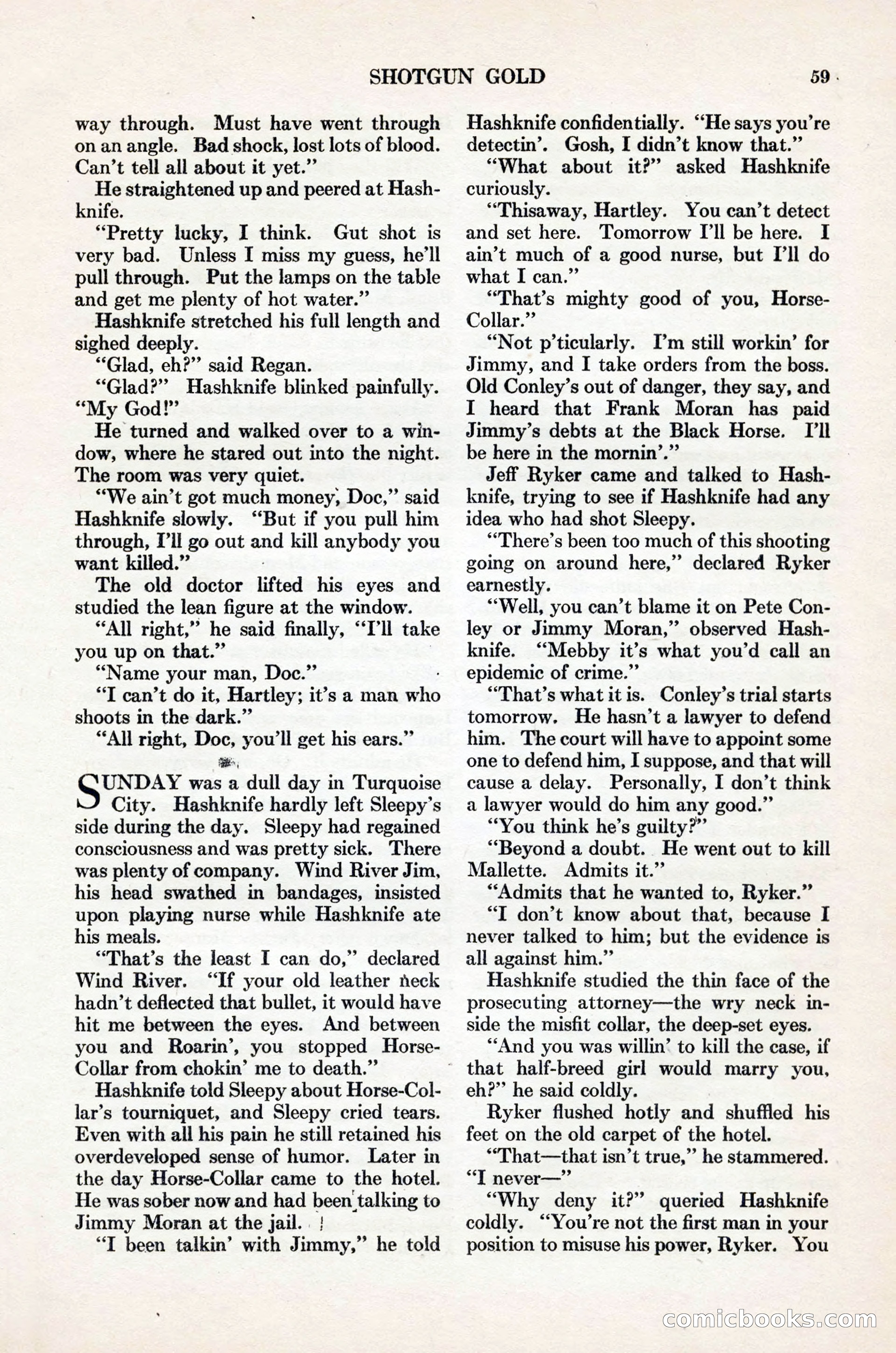 Adventure Magazine Cover, November 1, 1927 — page 73 of 208