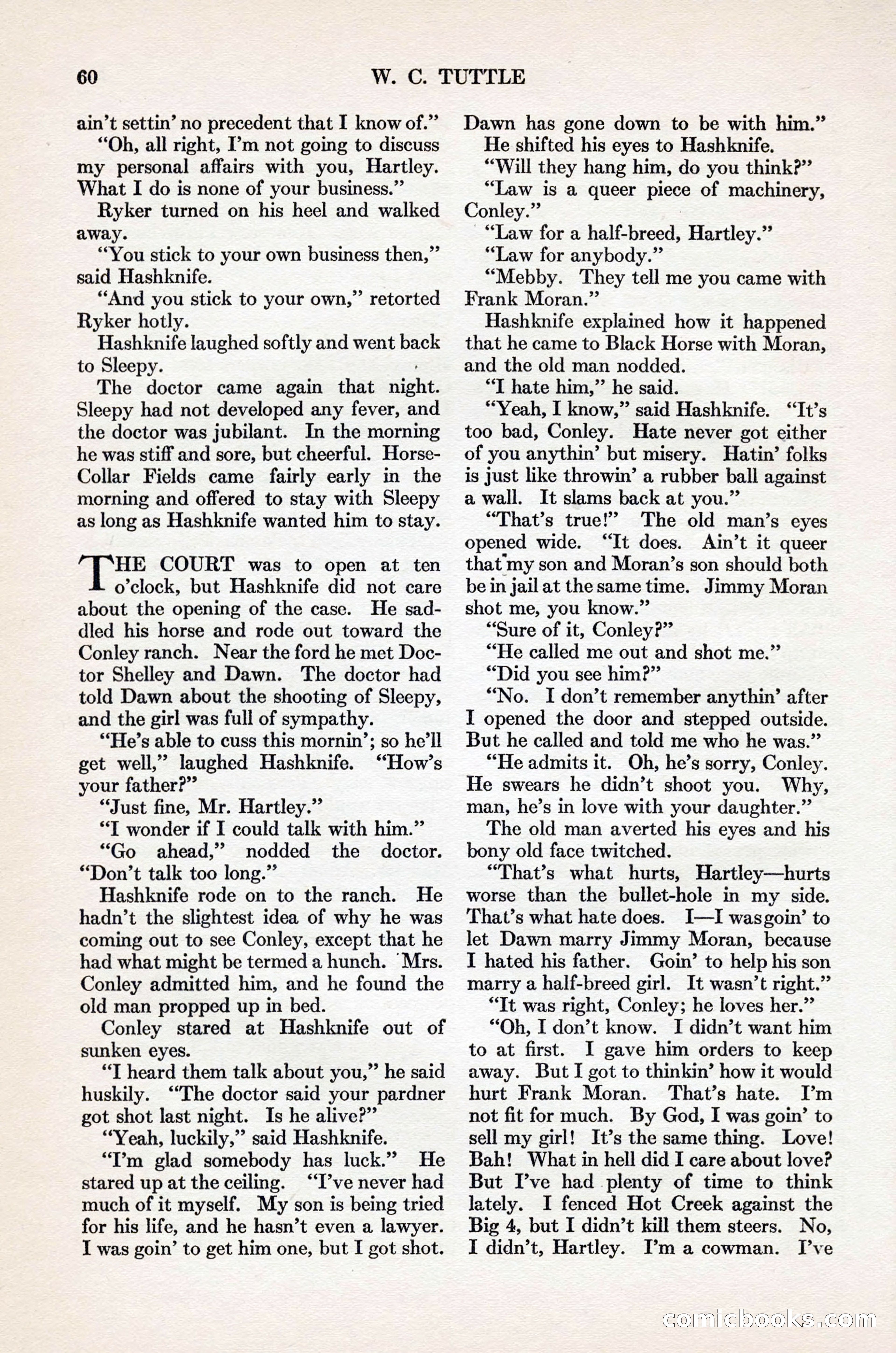 Adventure Magazine Cover, November 1, 1927 — page 74 of 208
