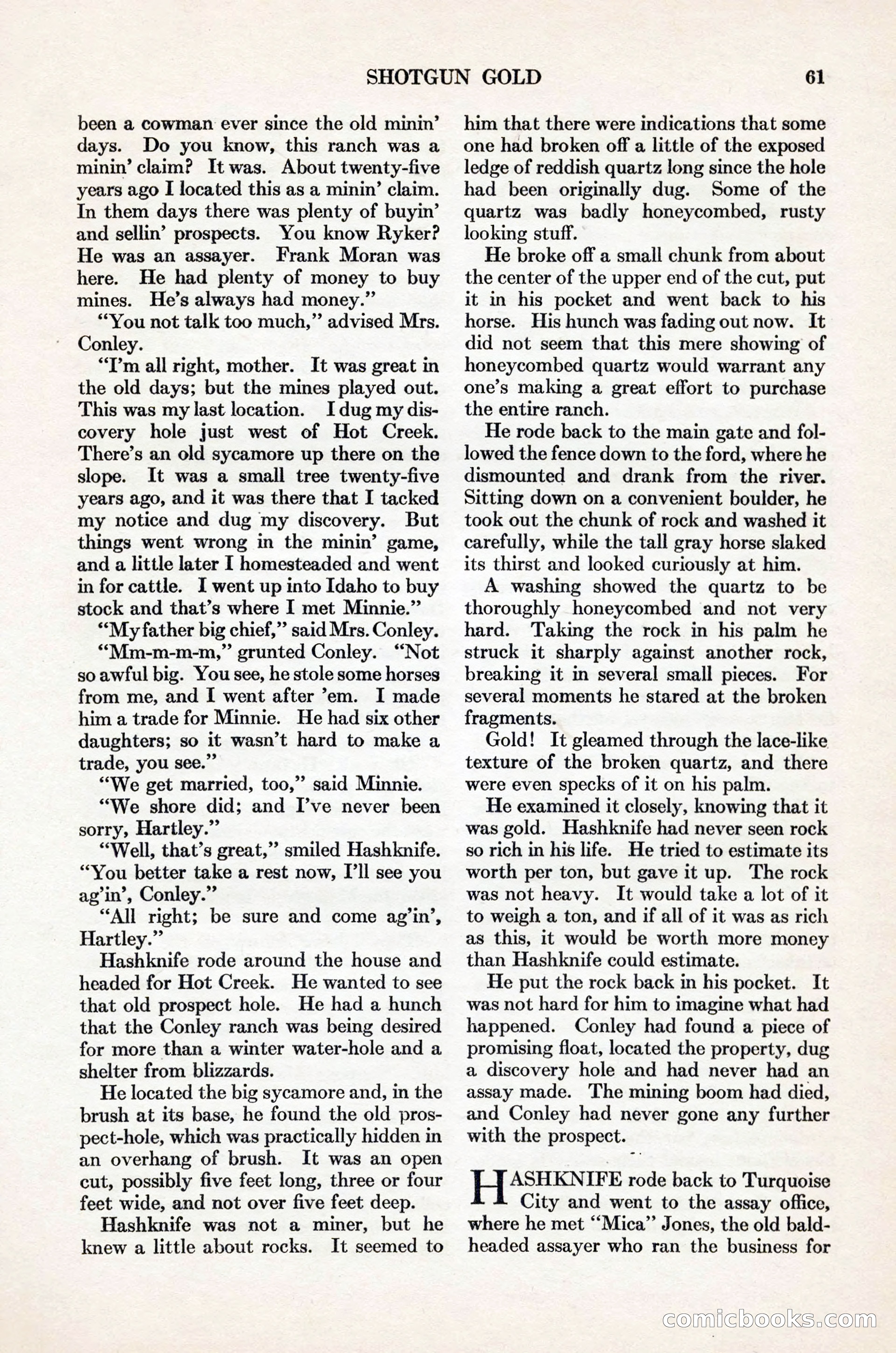 Adventure Magazine Cover, November 1, 1927 — page 75 of 208