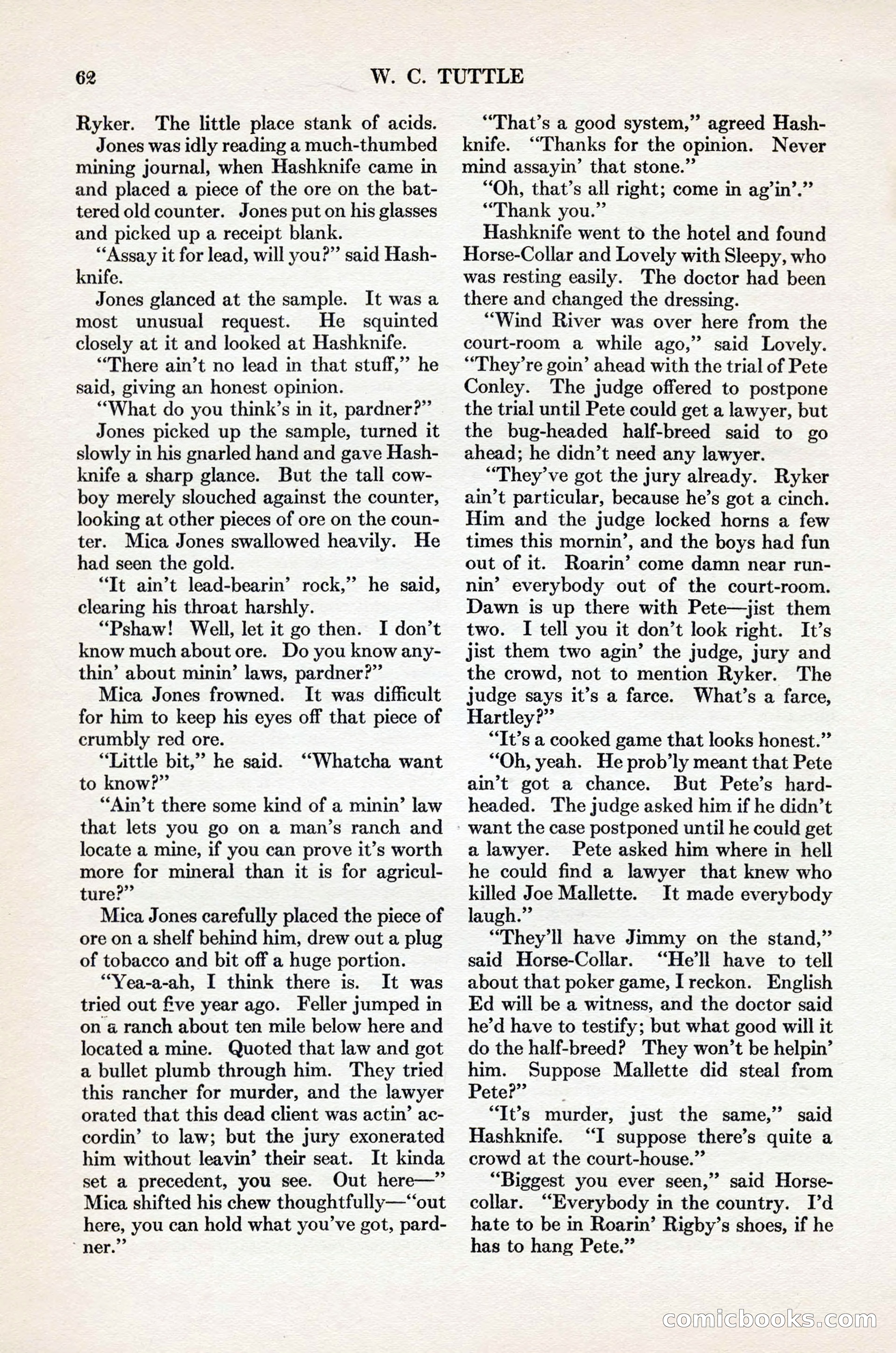 Adventure Magazine Cover, November 1, 1927 — page 76 of 208