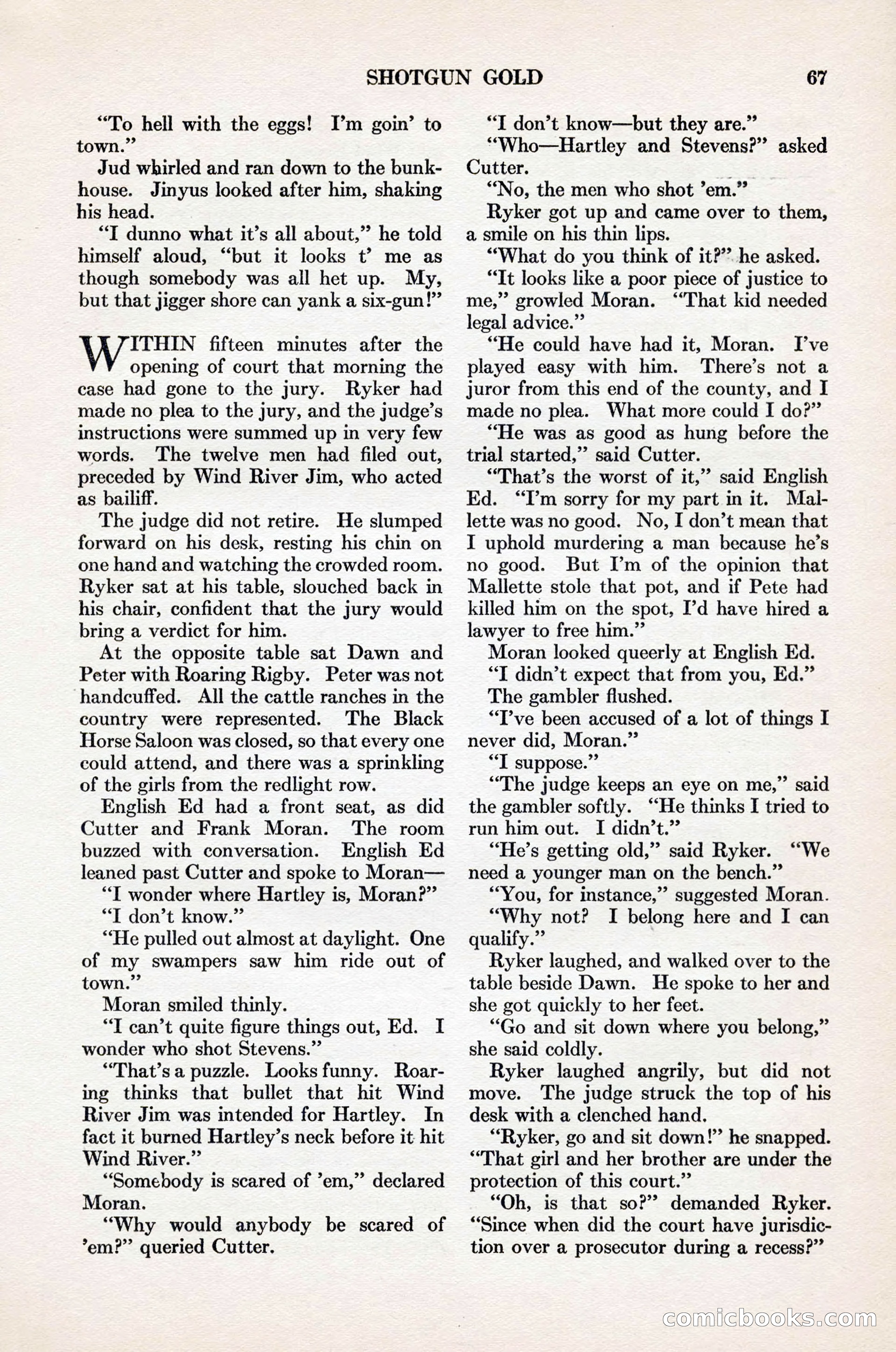 Adventure Magazine Cover, November 1, 1927 — page 81 of 208