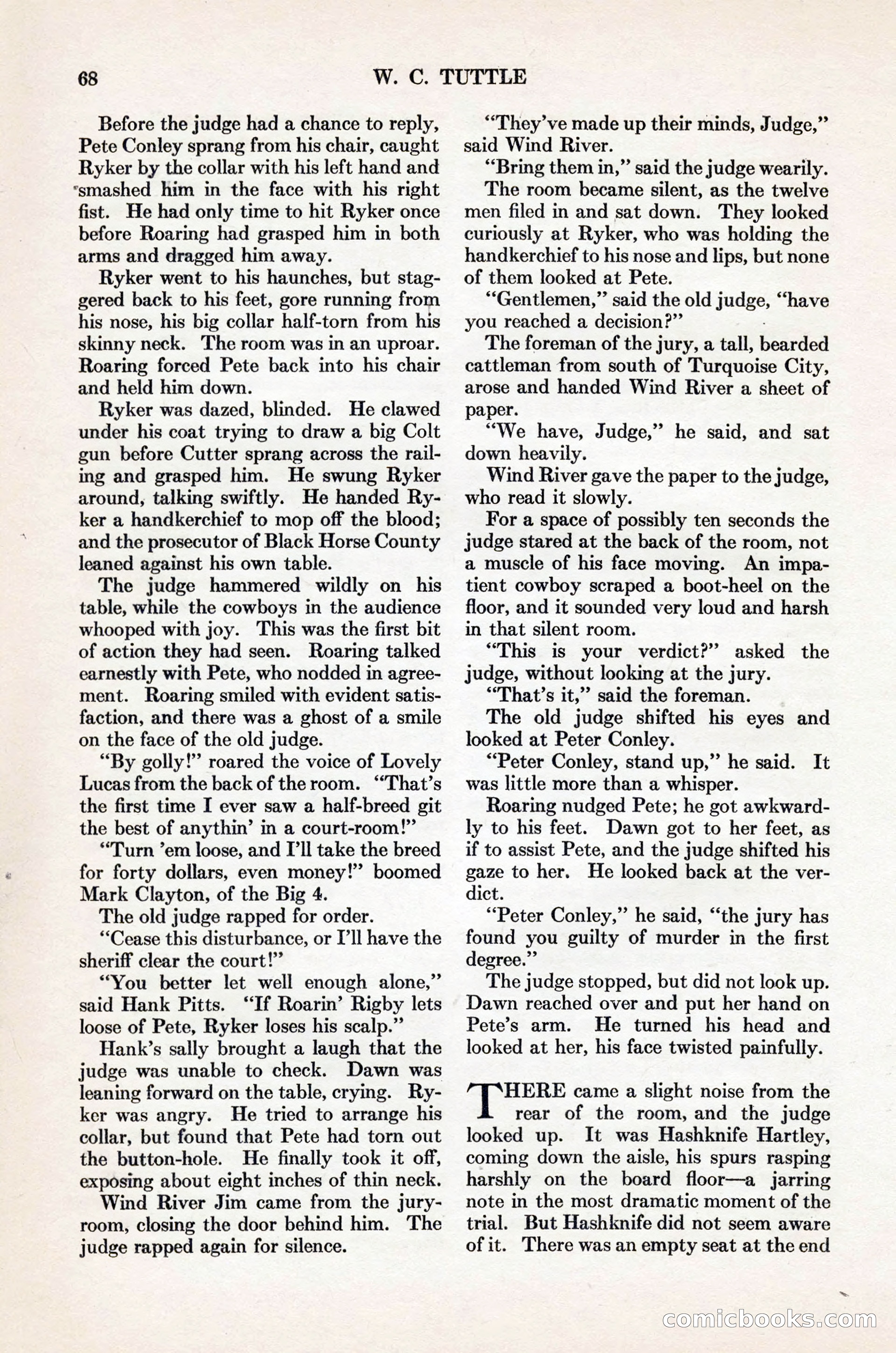 Adventure Magazine Cover, November 1, 1927 — page 82 of 208