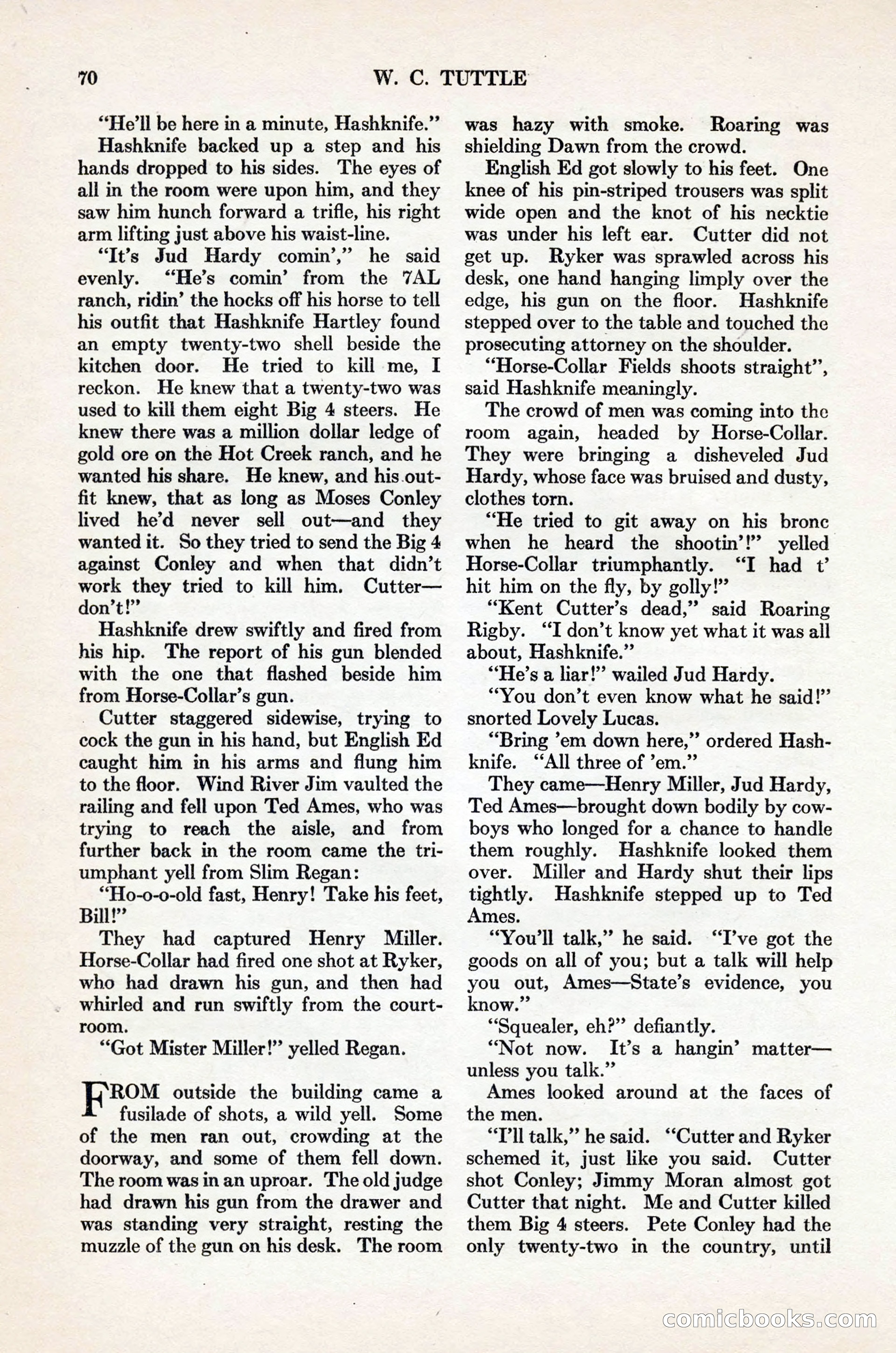 Adventure Magazine Cover, November 1, 1927 — page 84 of 208