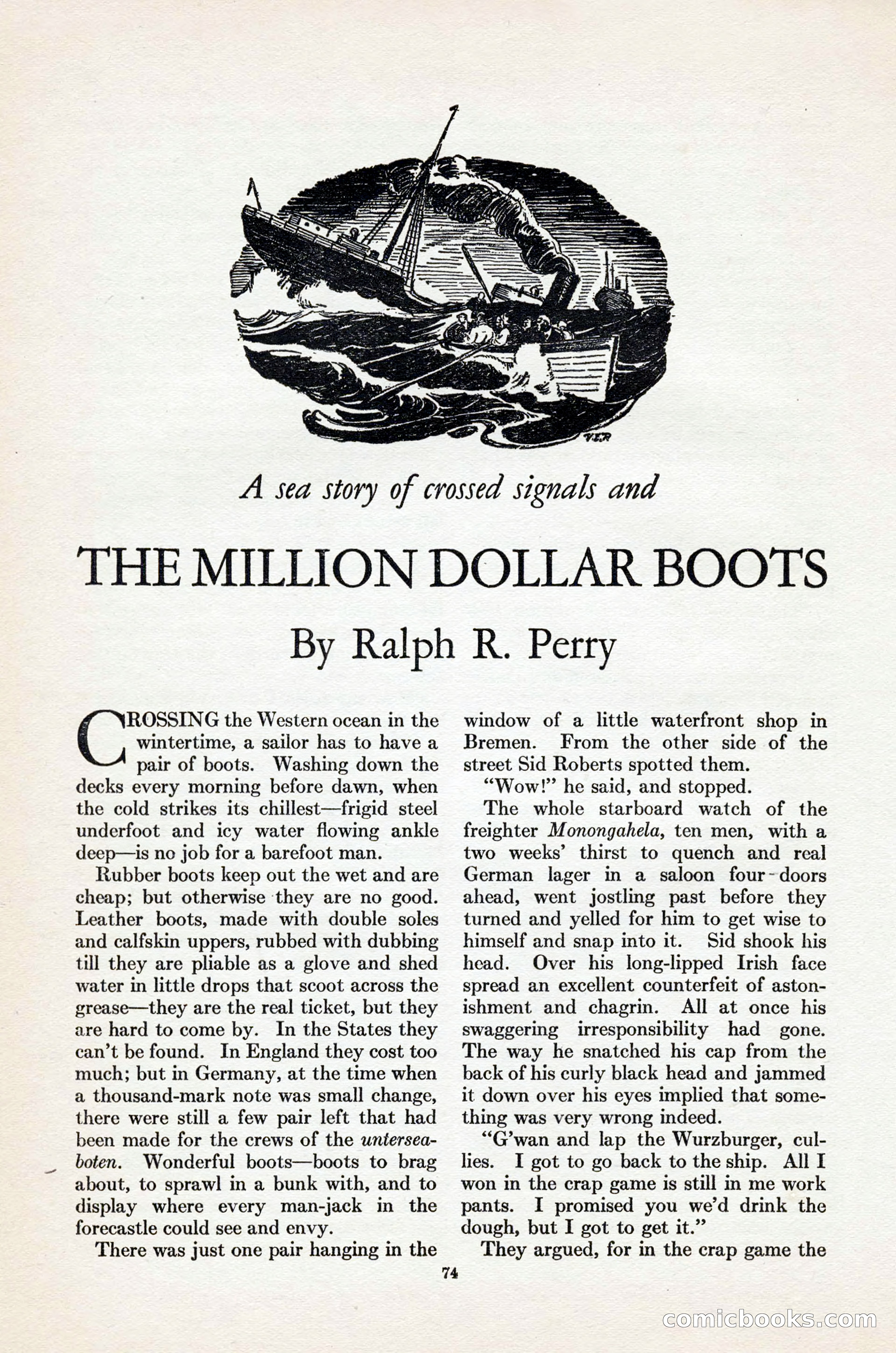 Adventure Magazine Cover, November 1, 1927 — page 88 of 208