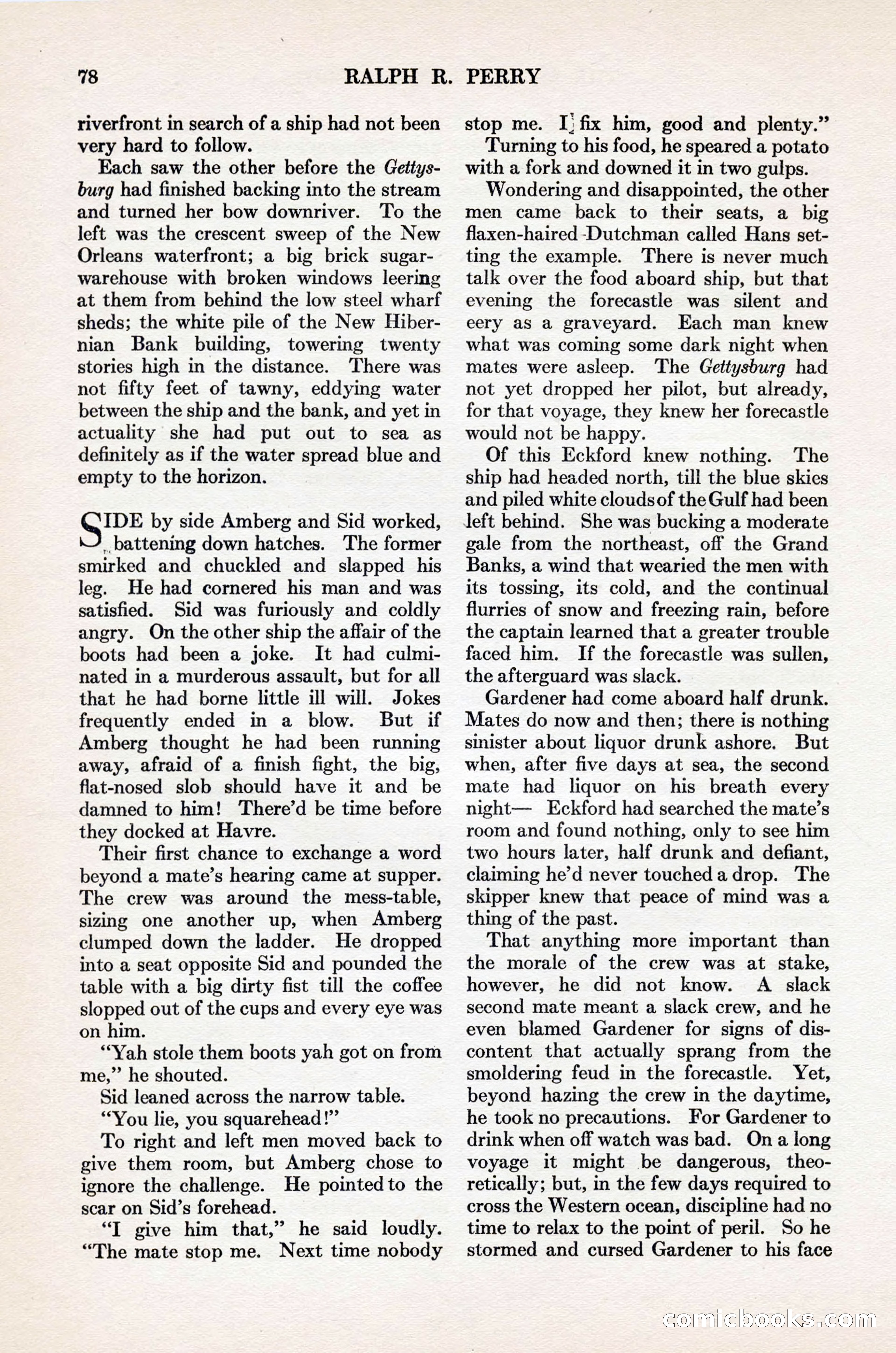 Adventure Magazine Cover, November 1, 1927 — page 92 of 208