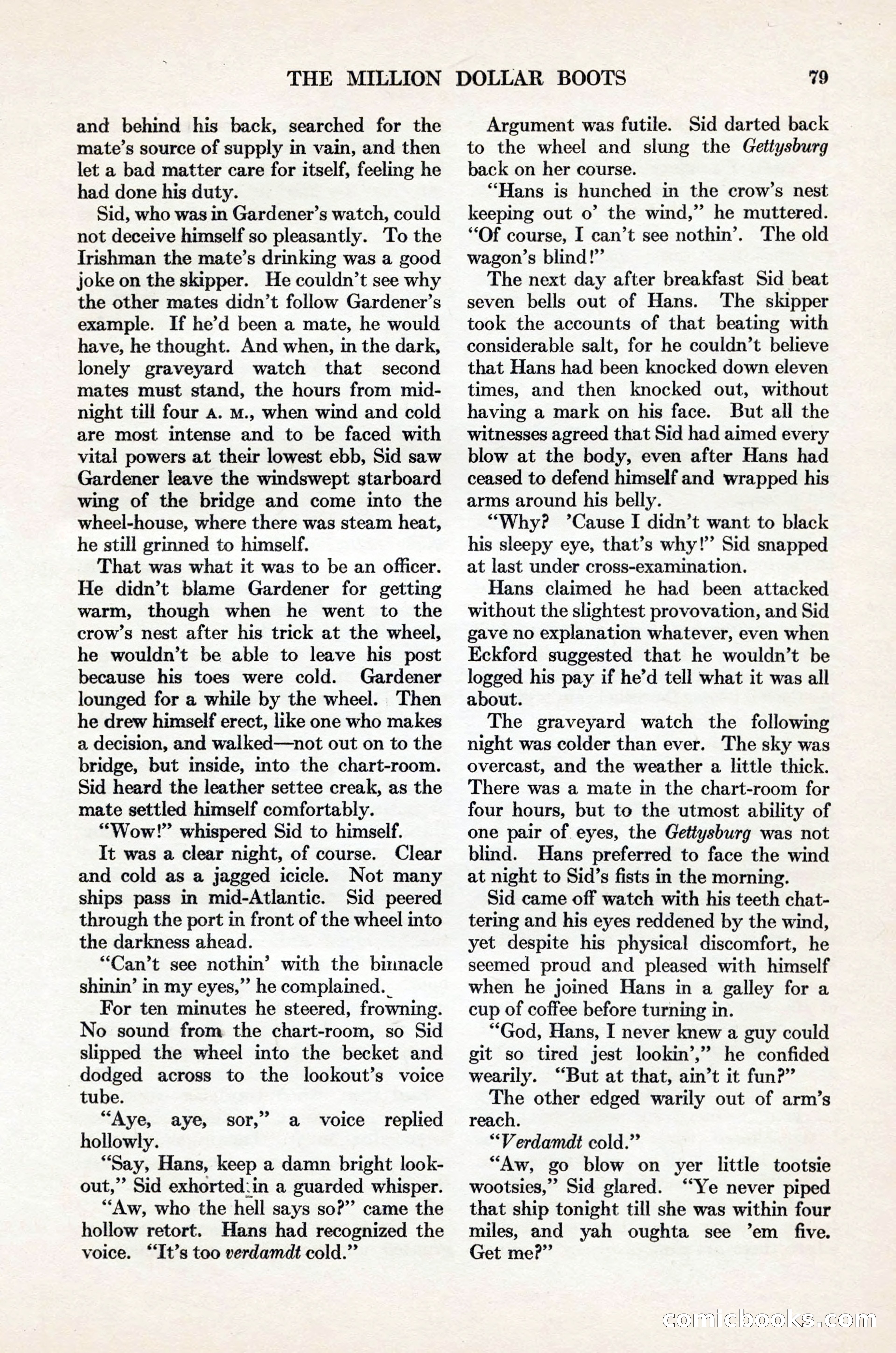 Adventure Magazine Cover, November 1, 1927 — page 93 of 208