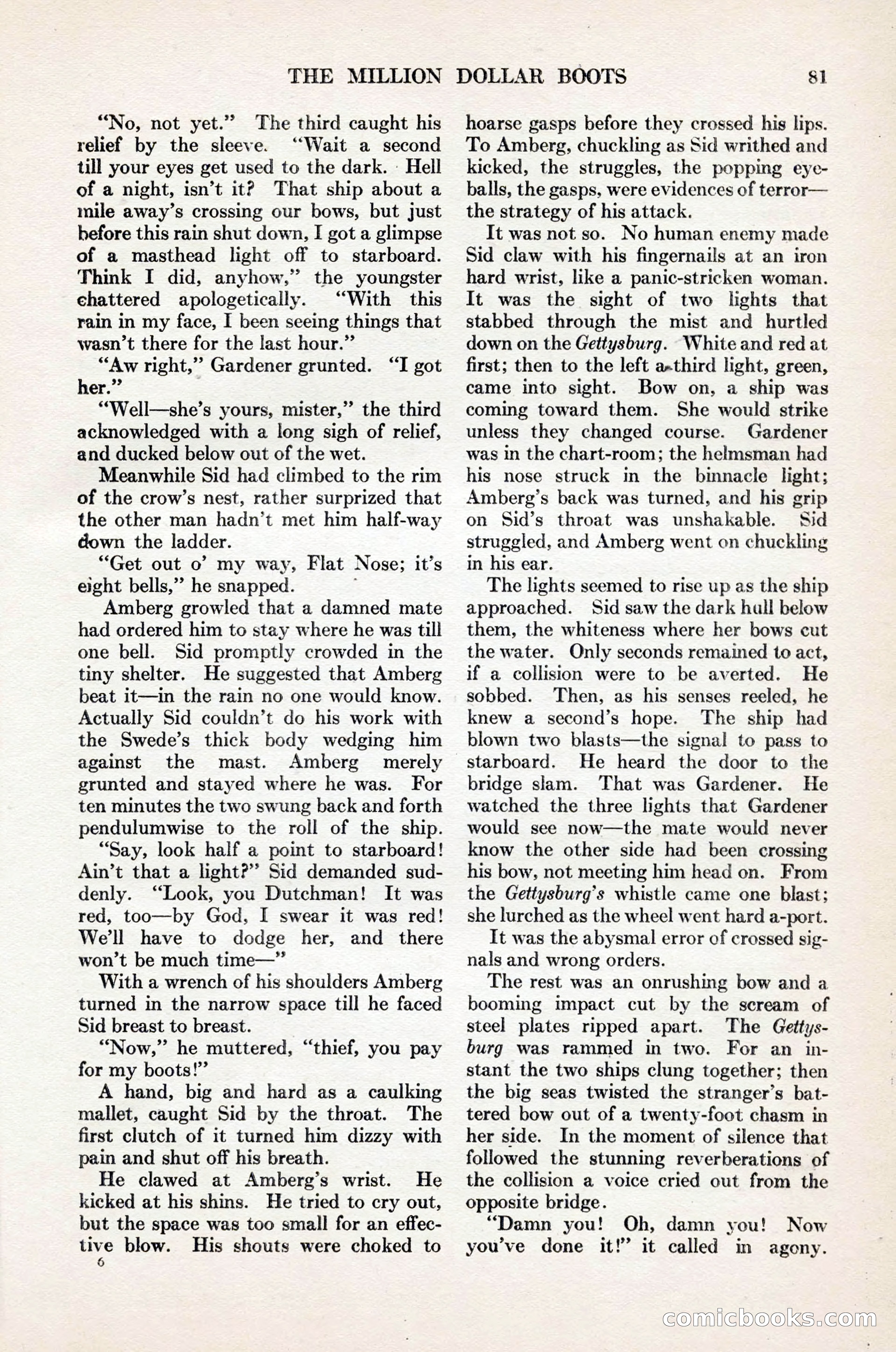 Adventure Magazine Cover, November 1, 1927 — page 95 of 208
