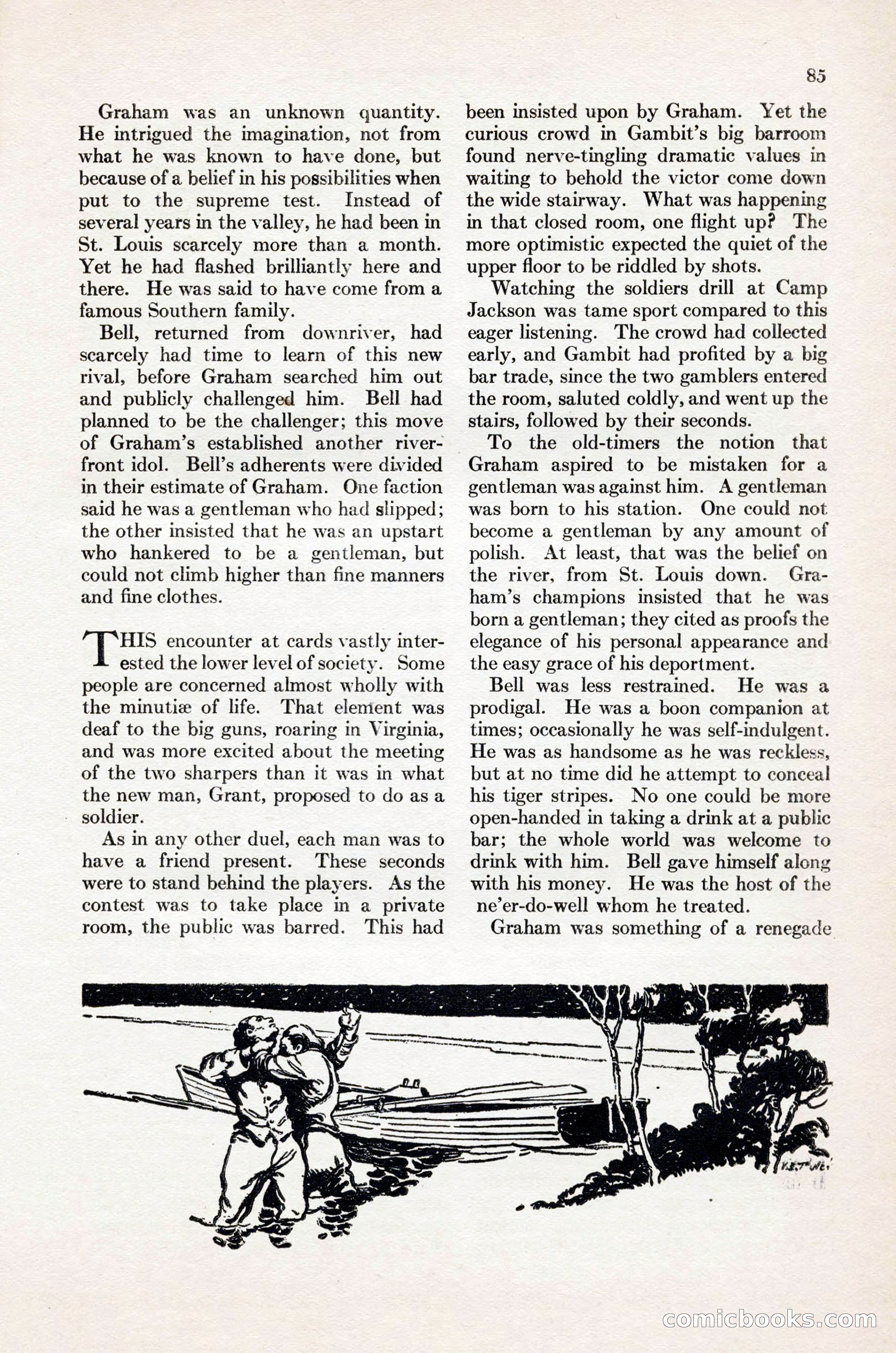 Adventure Magazine Cover, November 1, 1927 — page 99 of 208
