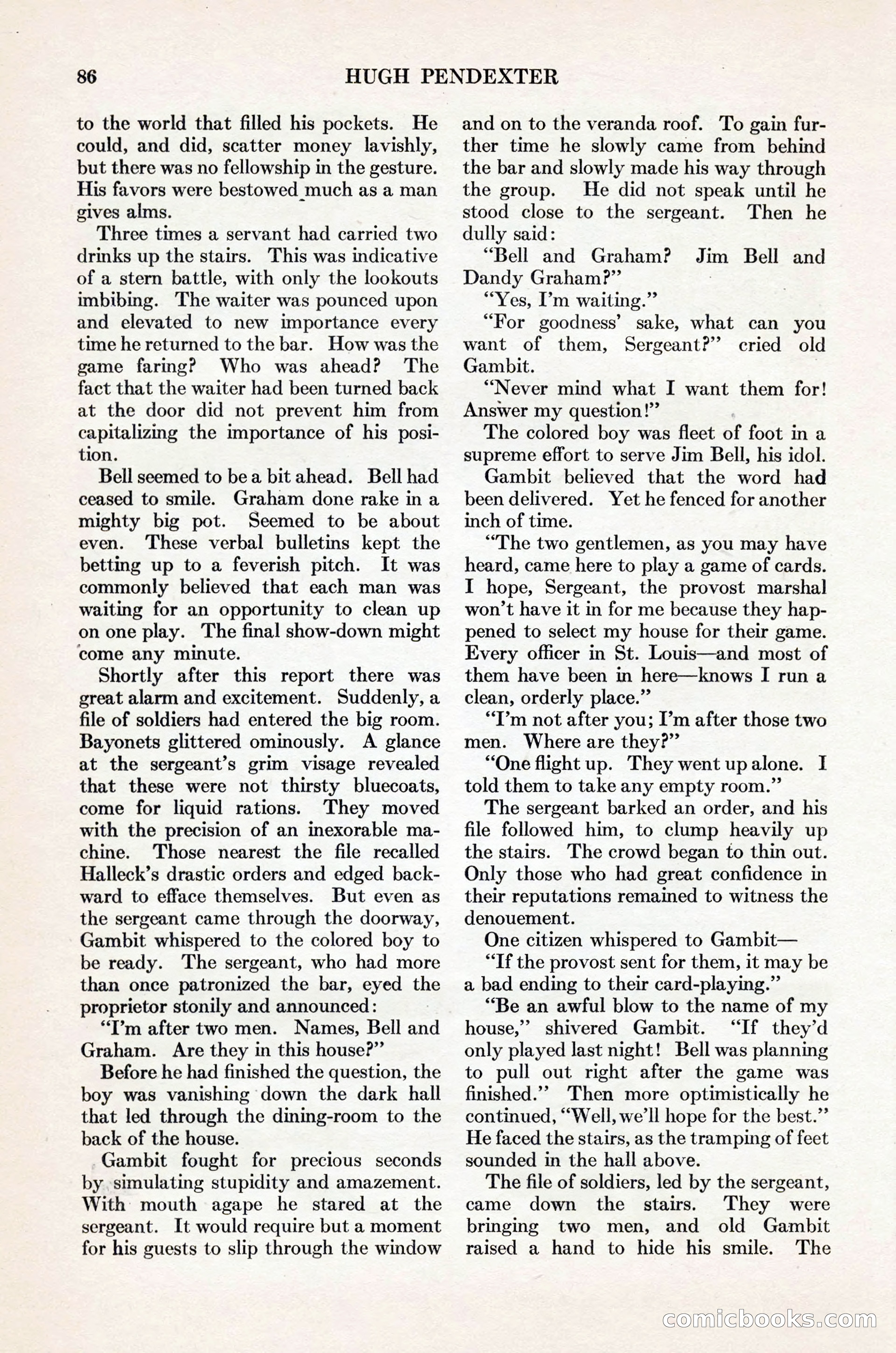 Adventure Magazine Cover, November 1, 1927 — page 100 of 208