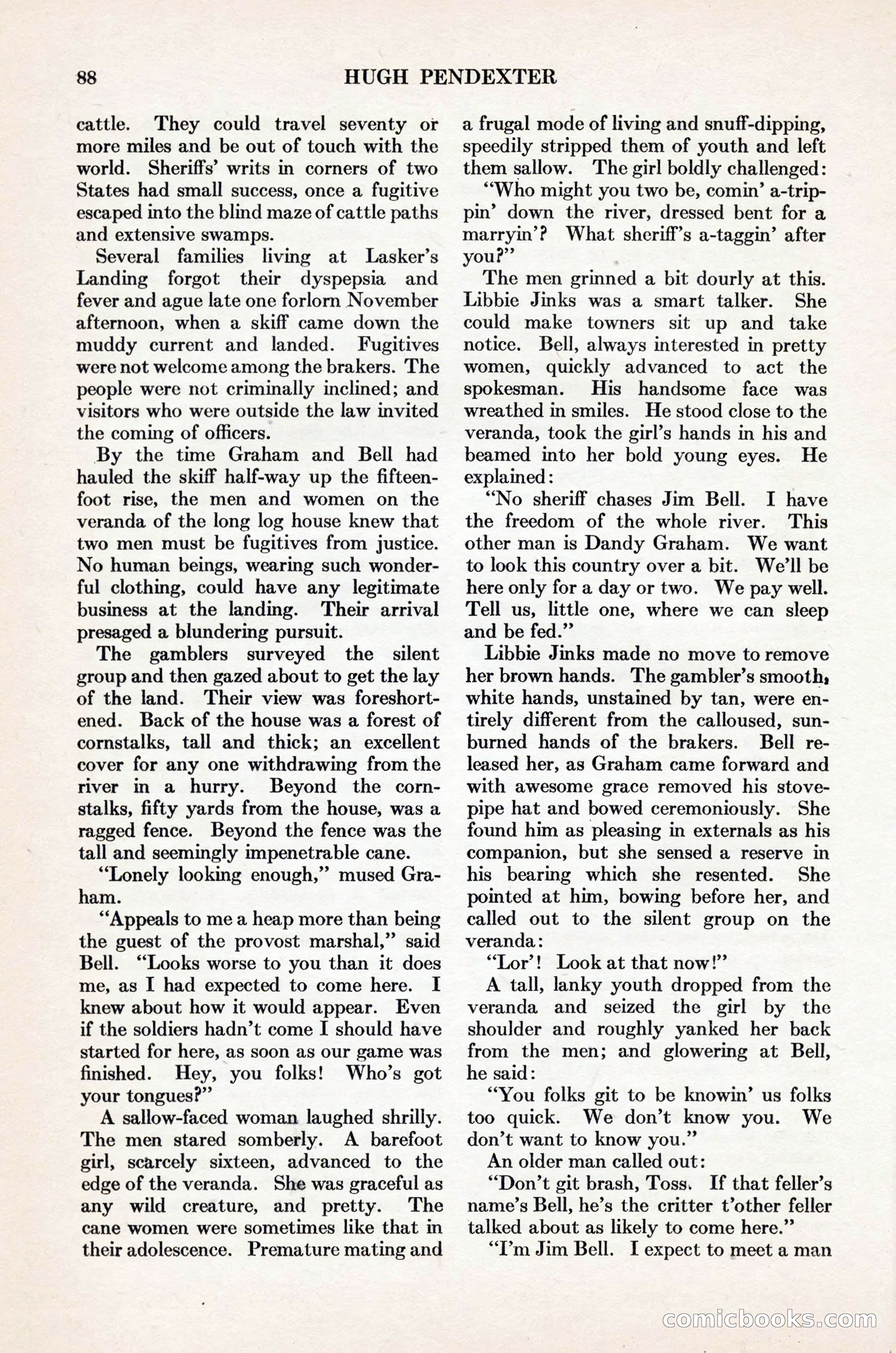 Adventure Magazine Cover, November 1, 1927 — page 102 of 208