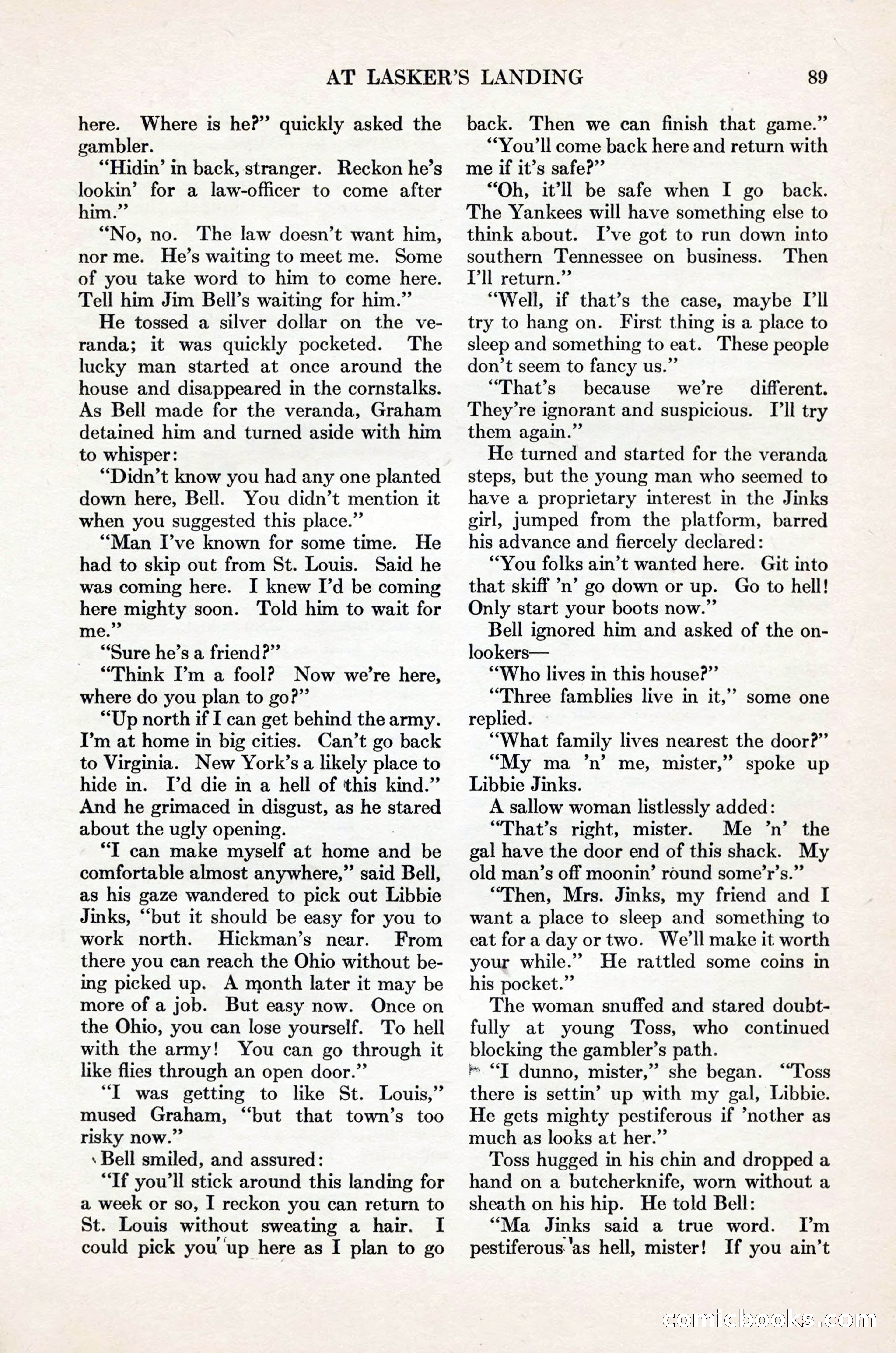 Adventure Magazine Cover, November 1, 1927 — page 103 of 208