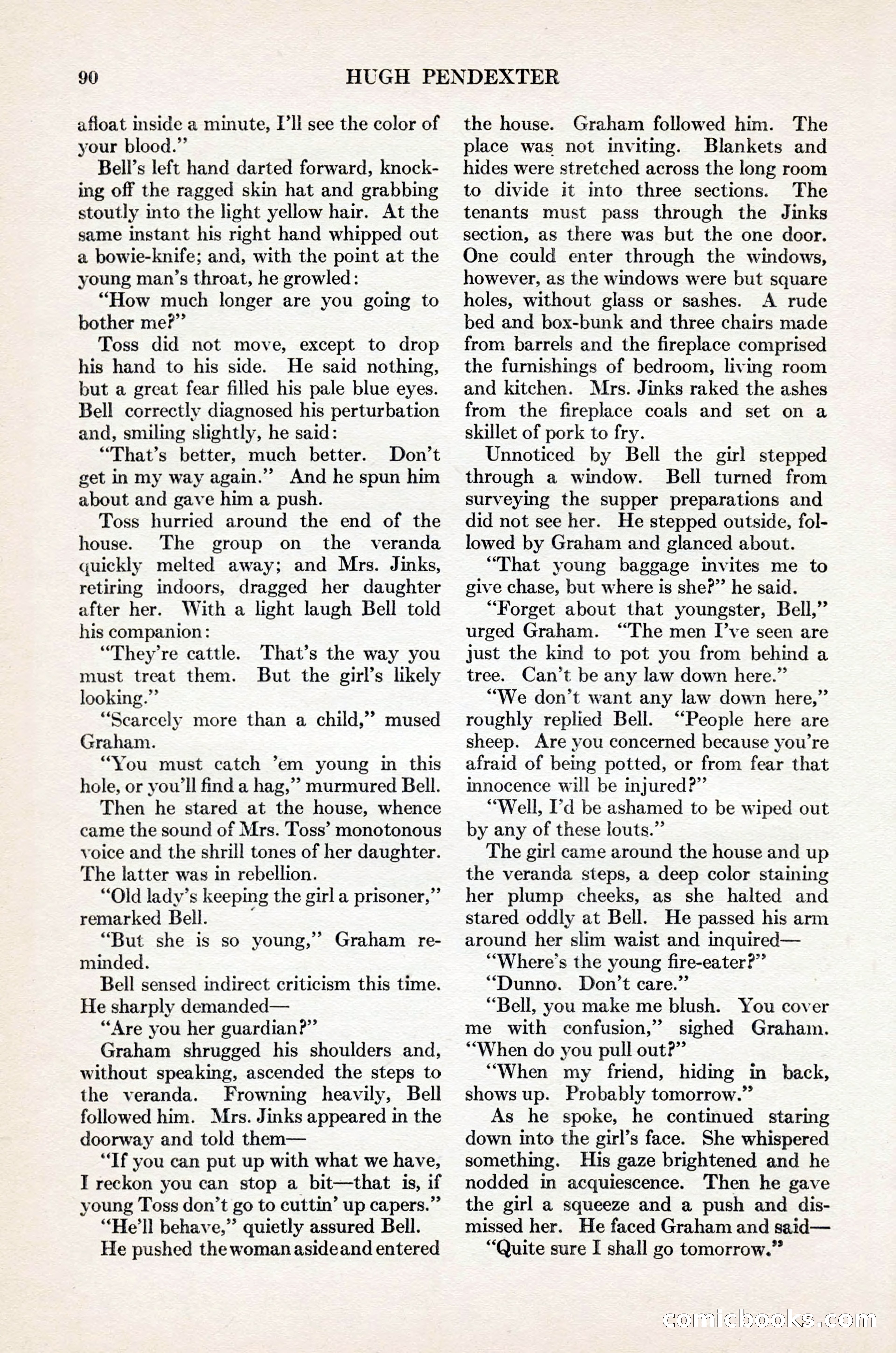 Adventure Magazine Cover, November 1, 1927 — page 104 of 208
