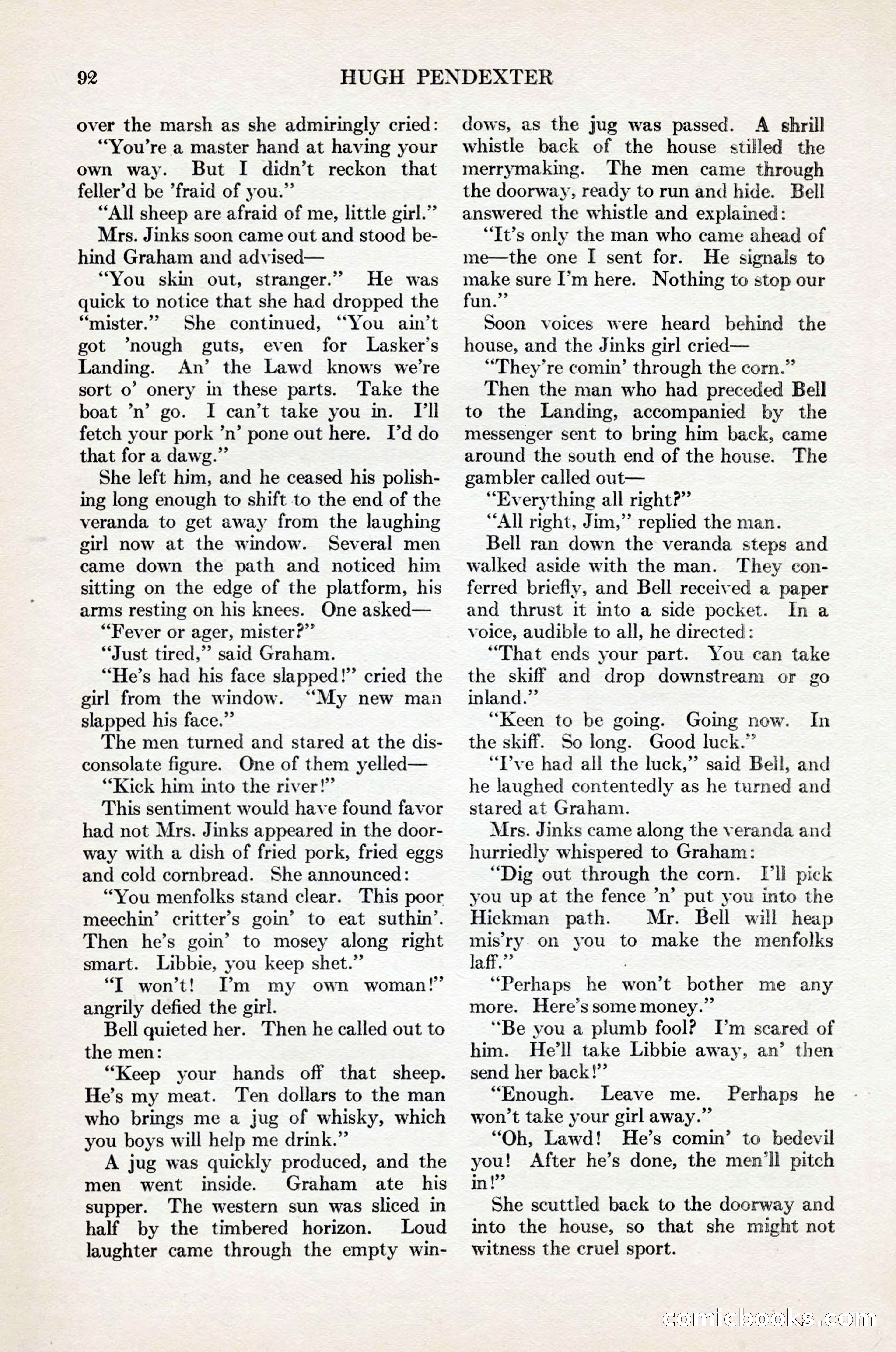 Adventure Magazine Cover, November 1, 1927 — page 106 of 208