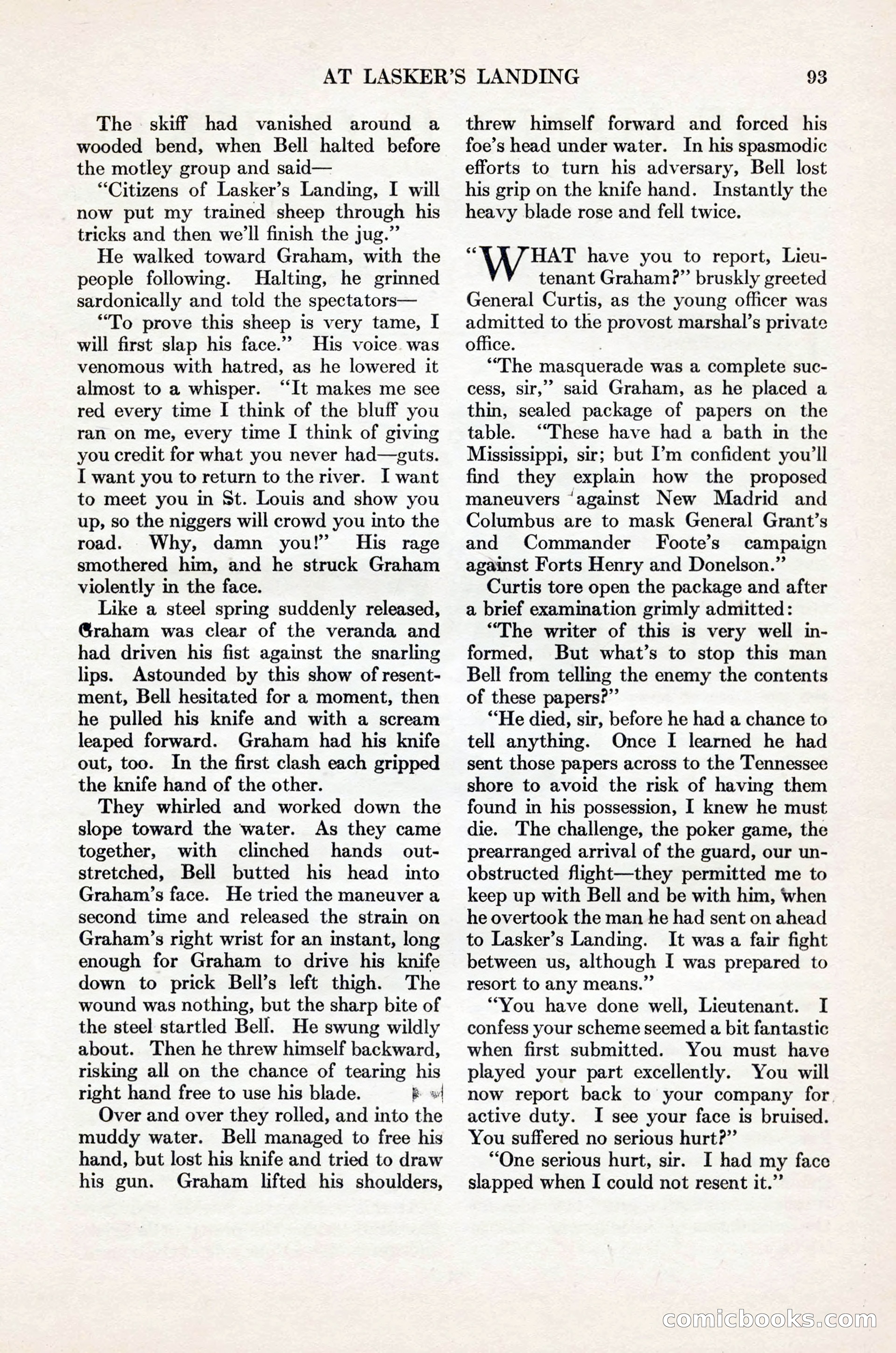 Adventure Magazine Cover, November 1, 1927 — page 107 of 208