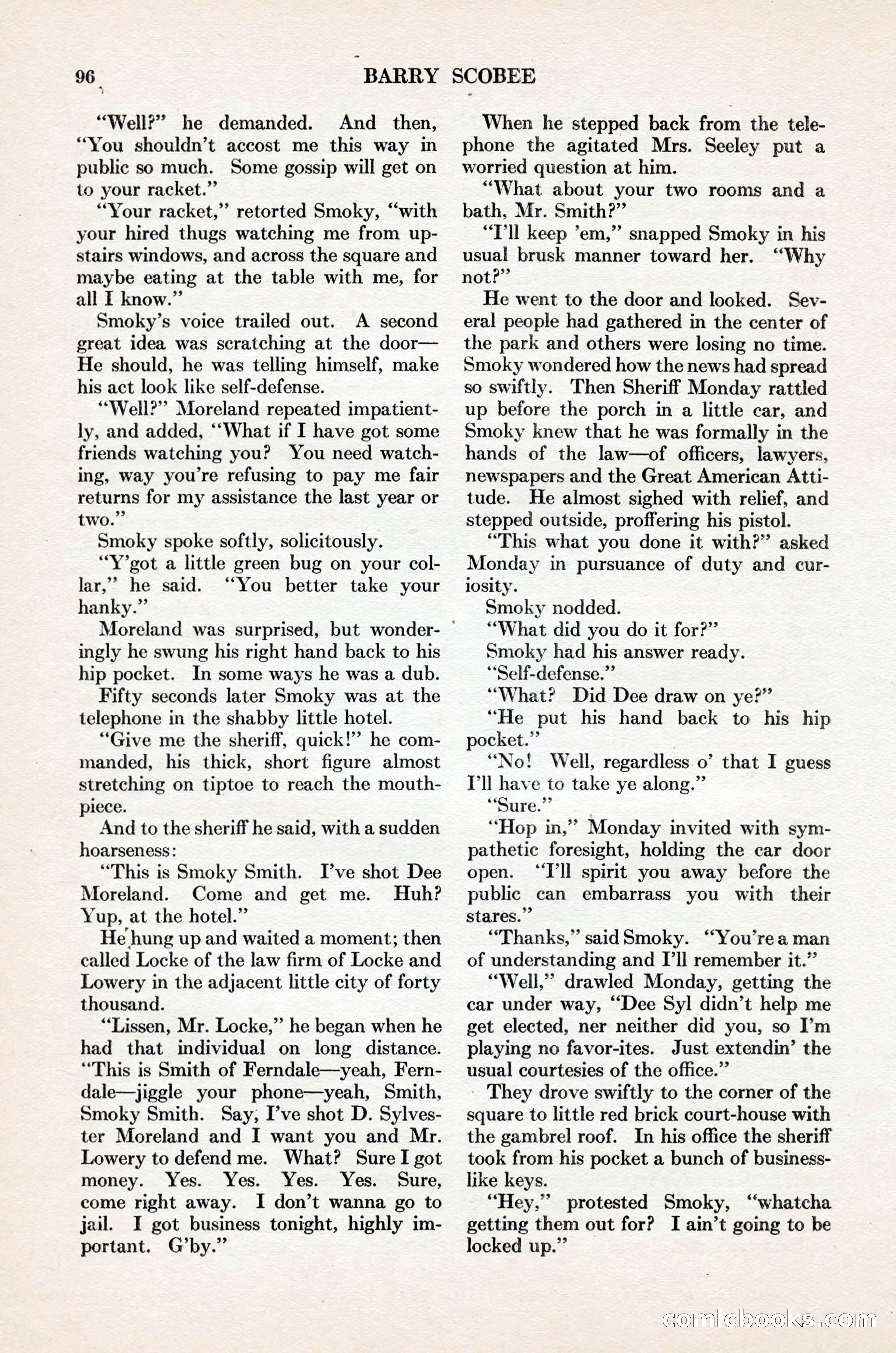 Adventure Magazine Cover, November 1, 1927 — page 110 of 208