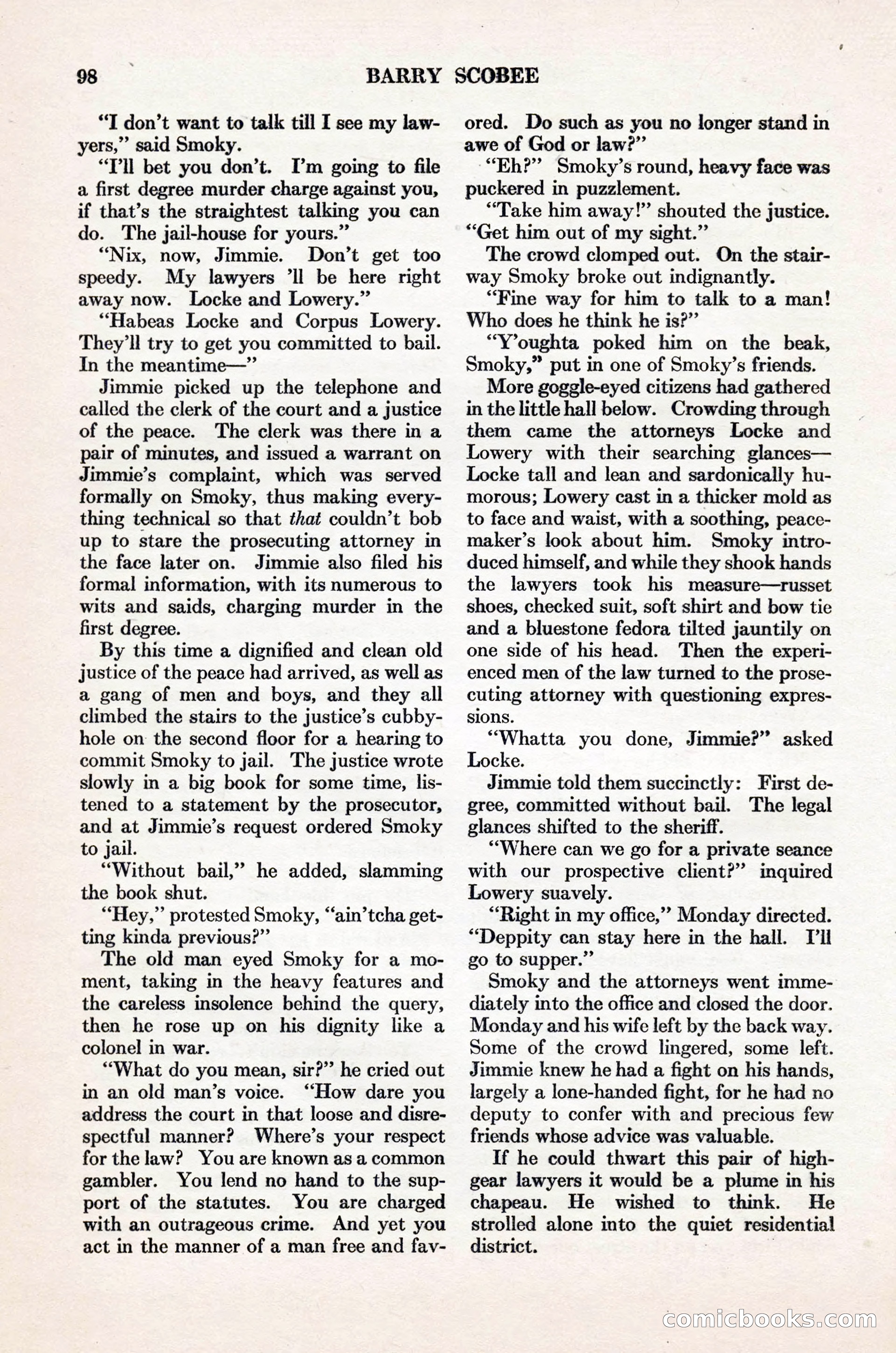 Adventure Magazine Cover, November 1, 1927 — page 112 of 208