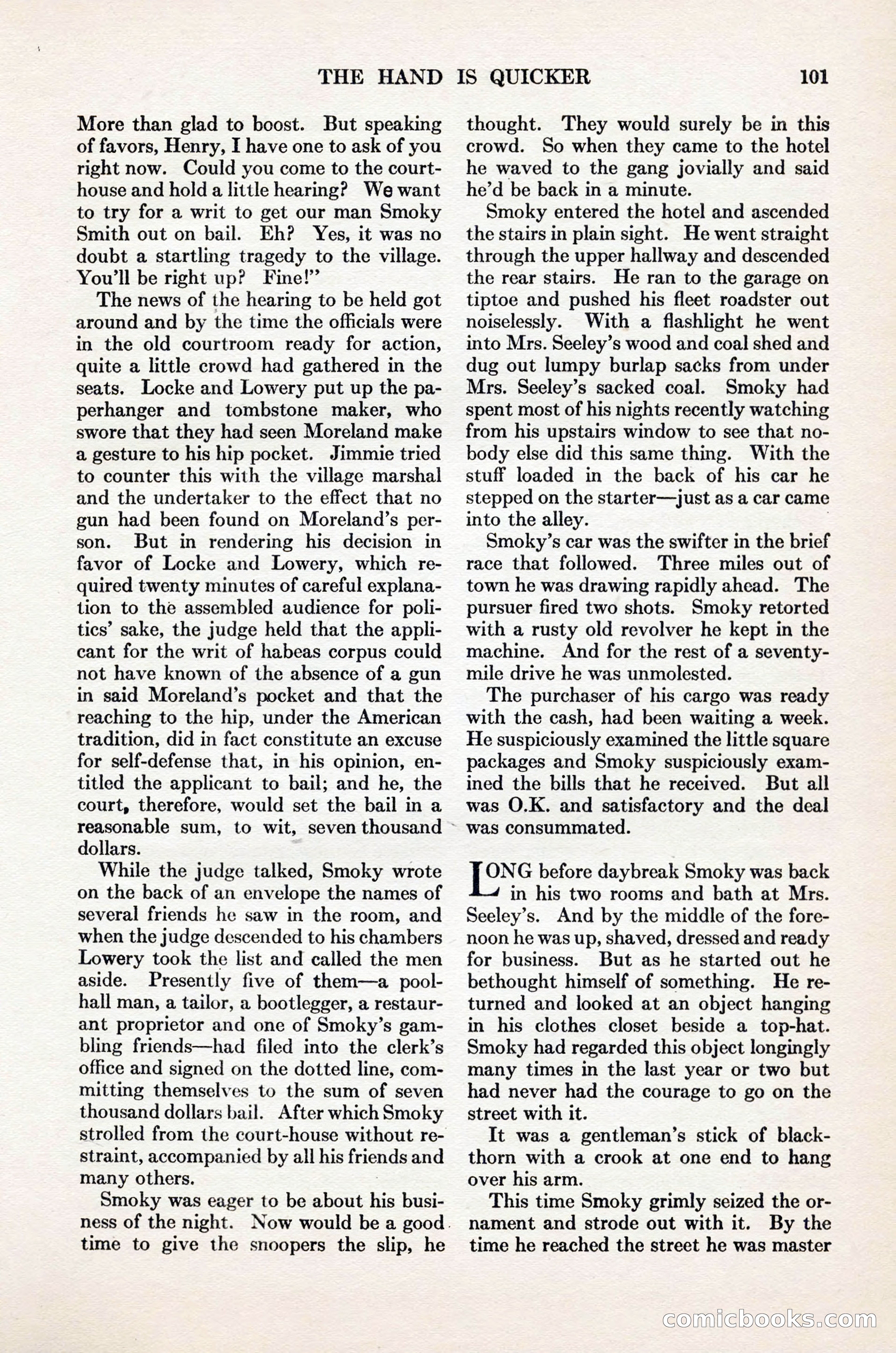 Adventure Magazine Cover, November 1, 1927 — page 115 of 208