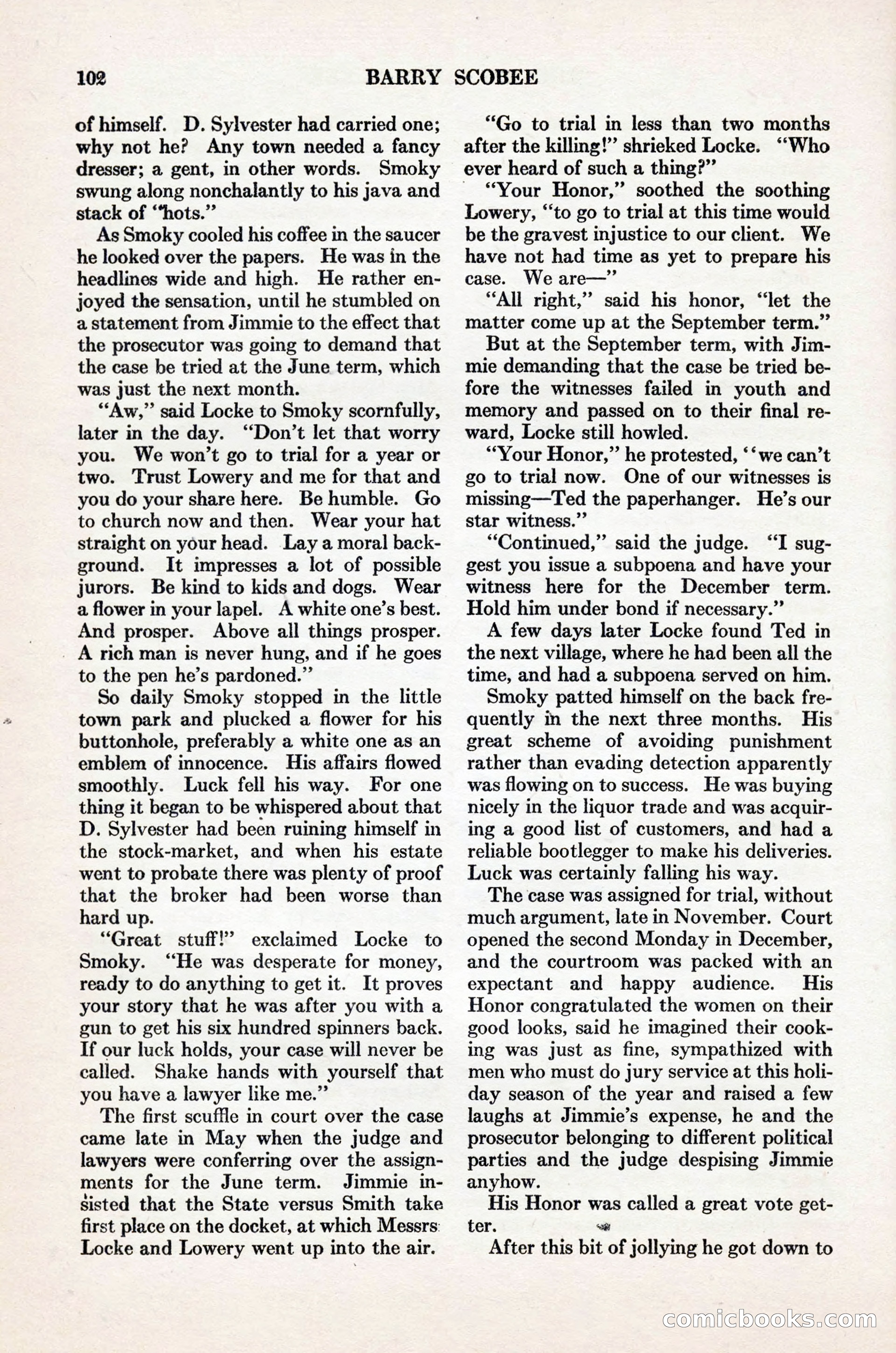 Adventure Magazine Cover, November 1, 1927 — page 116 of 208
