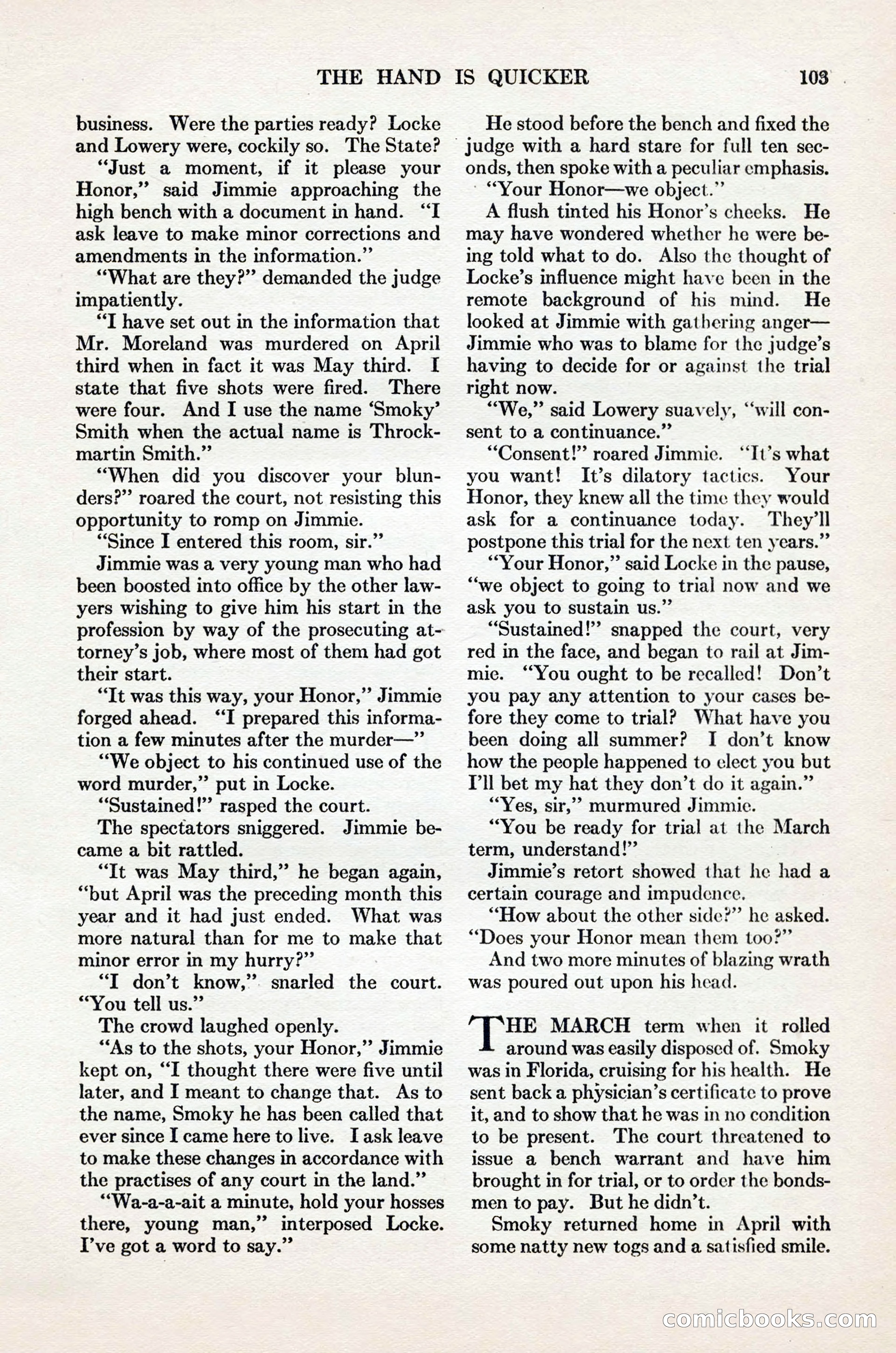 Adventure Magazine Cover, November 1, 1927 — page 117 of 208